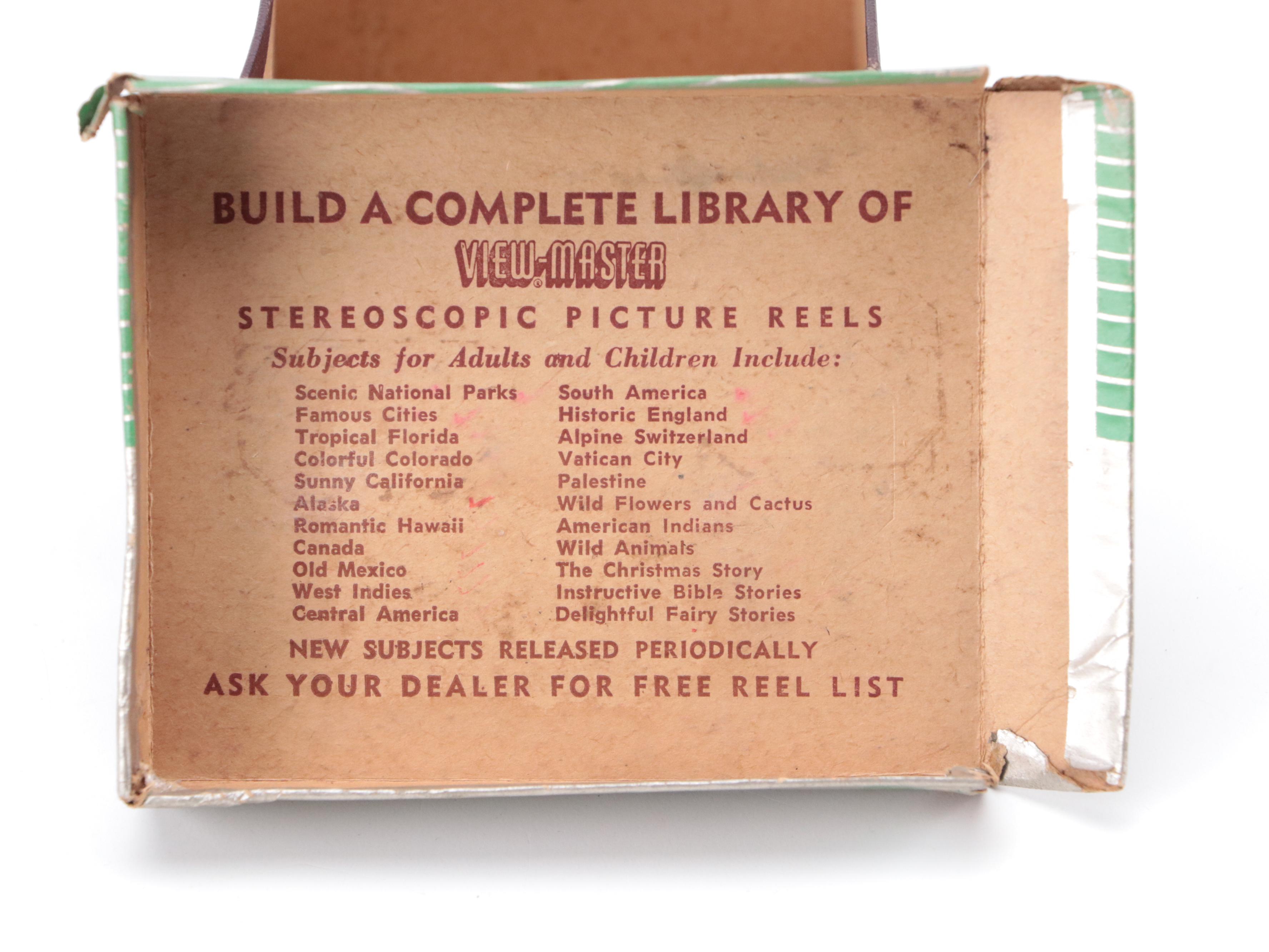 View-Master Stereoscope and Slide Wheels