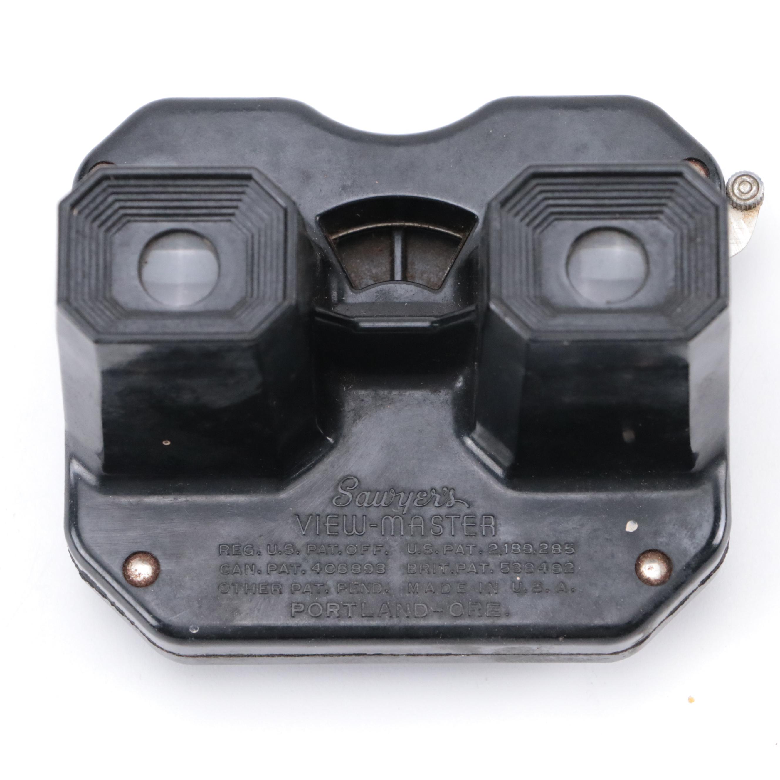 View-Master Stereoscope and Slide Wheels