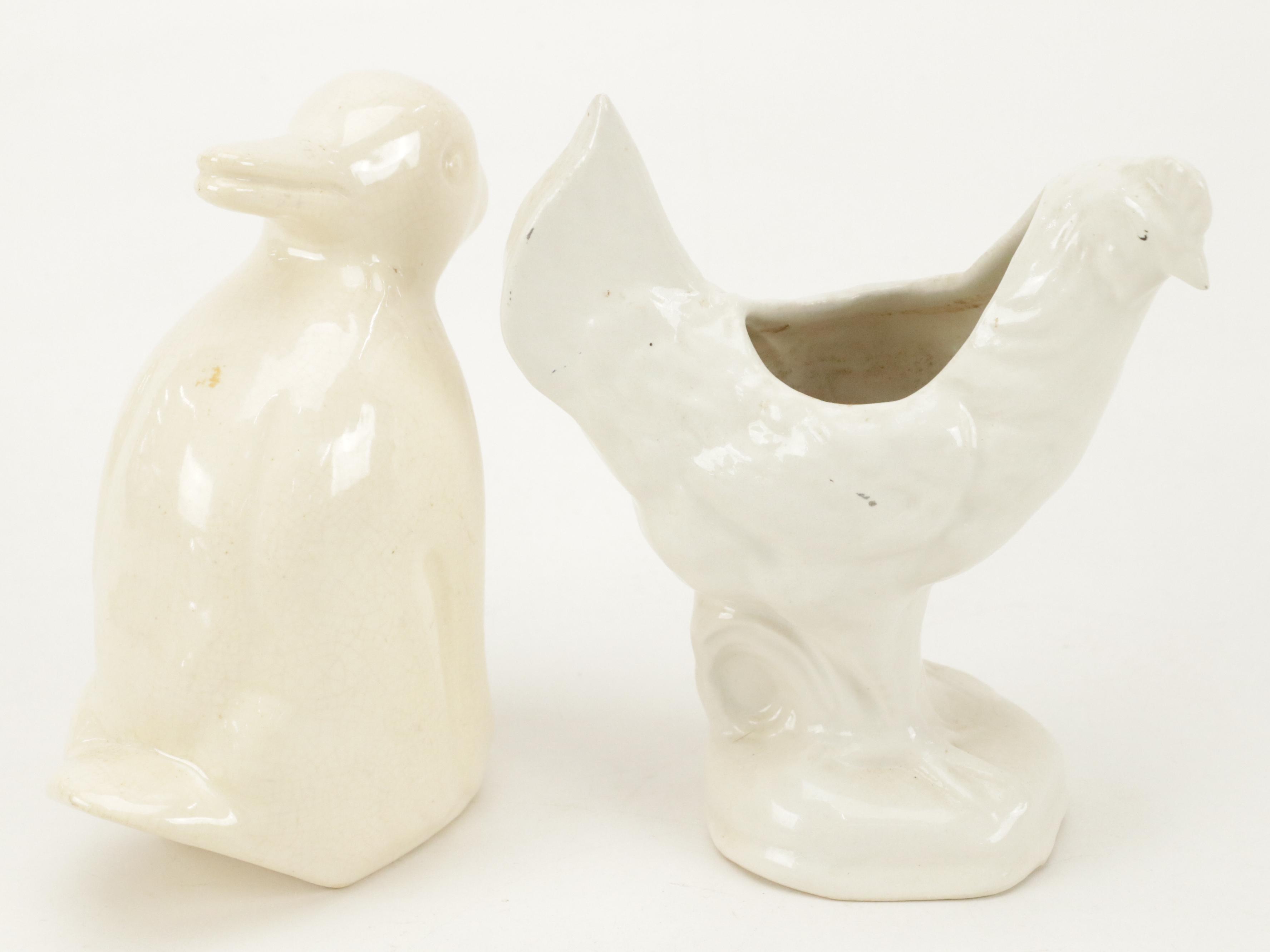 McCoy Pottery Frog Planter with Other Ceramic Animal Planters EBTH