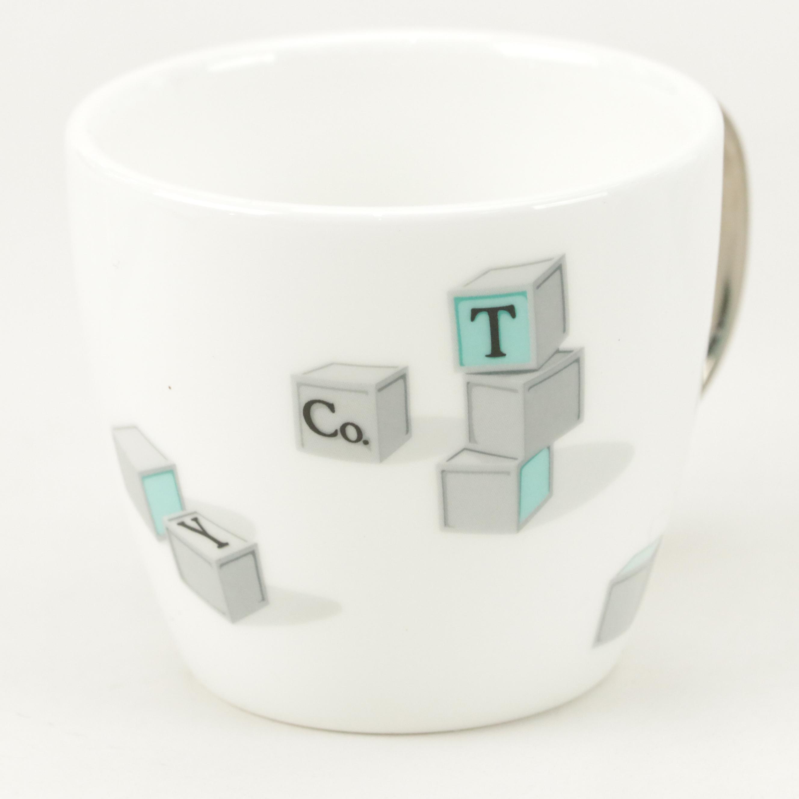 Tiffany & Co. "Bear and Block" Three-Piece Bone China Child's Dinnerware Set