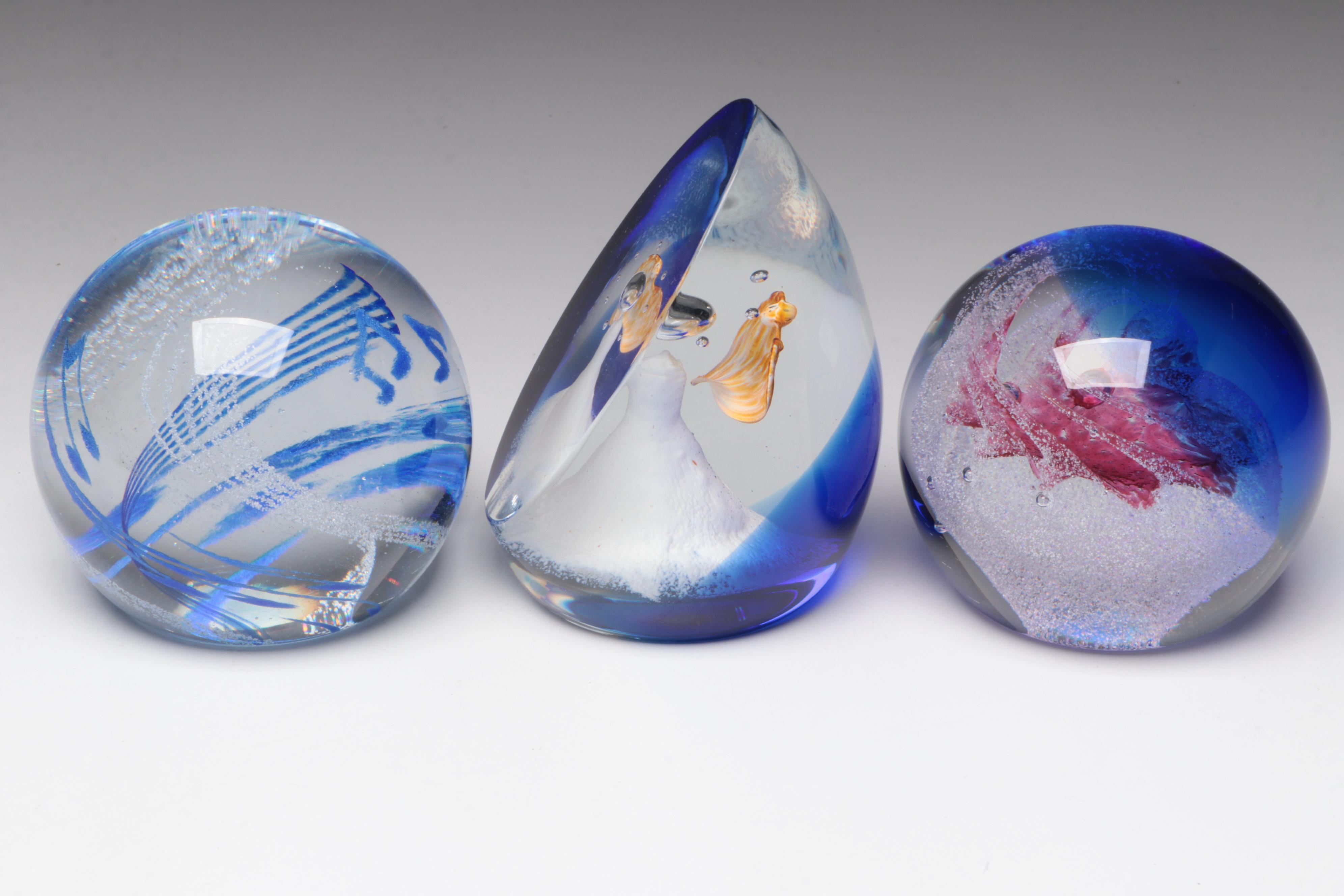 Caithness "Guardian Angel", "Sugar 'N Spice", and "Rhythm 'N Blues" Paperweights