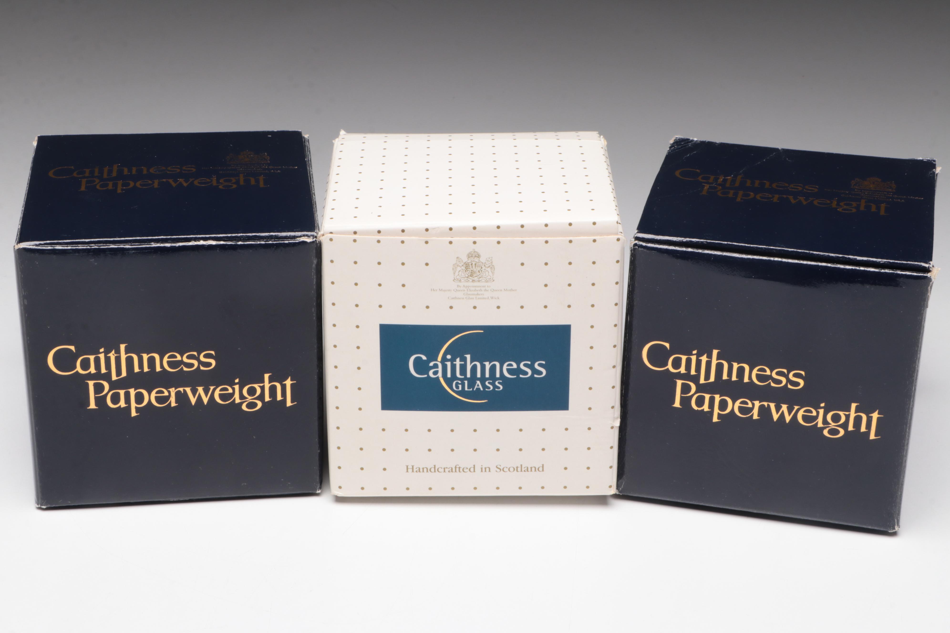 Caithness "Guardian Angel", "Sugar 'N Spice", and "Rhythm 'N Blues" Paperweights