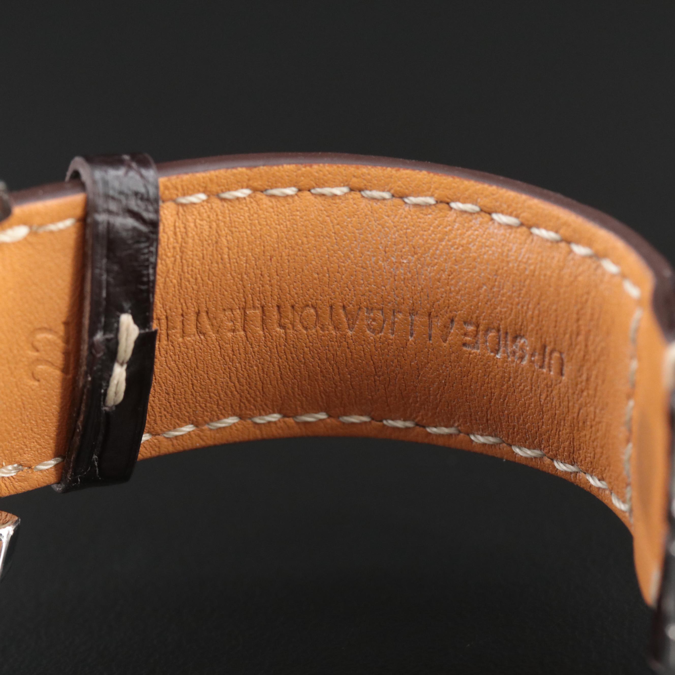 Longines Master Collection Moon Phase Retrograde Steel 44MM Automatic Watch