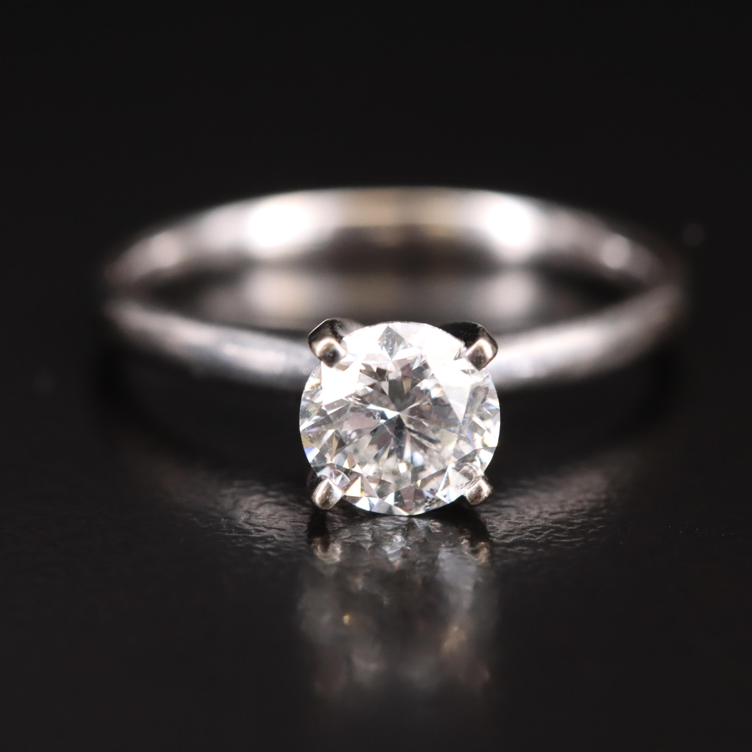 14K 1.00 CT Diamond Solitaire Ring