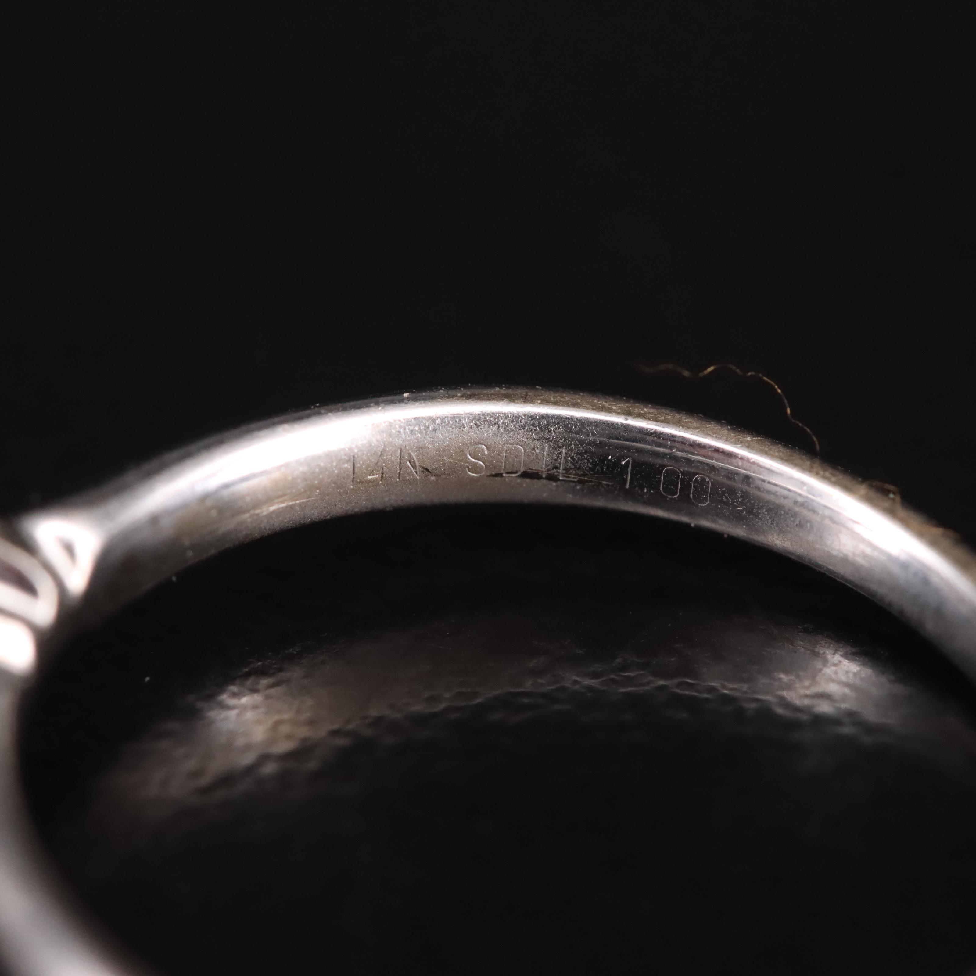 14K 1.00 CT Diamond Solitaire Ring