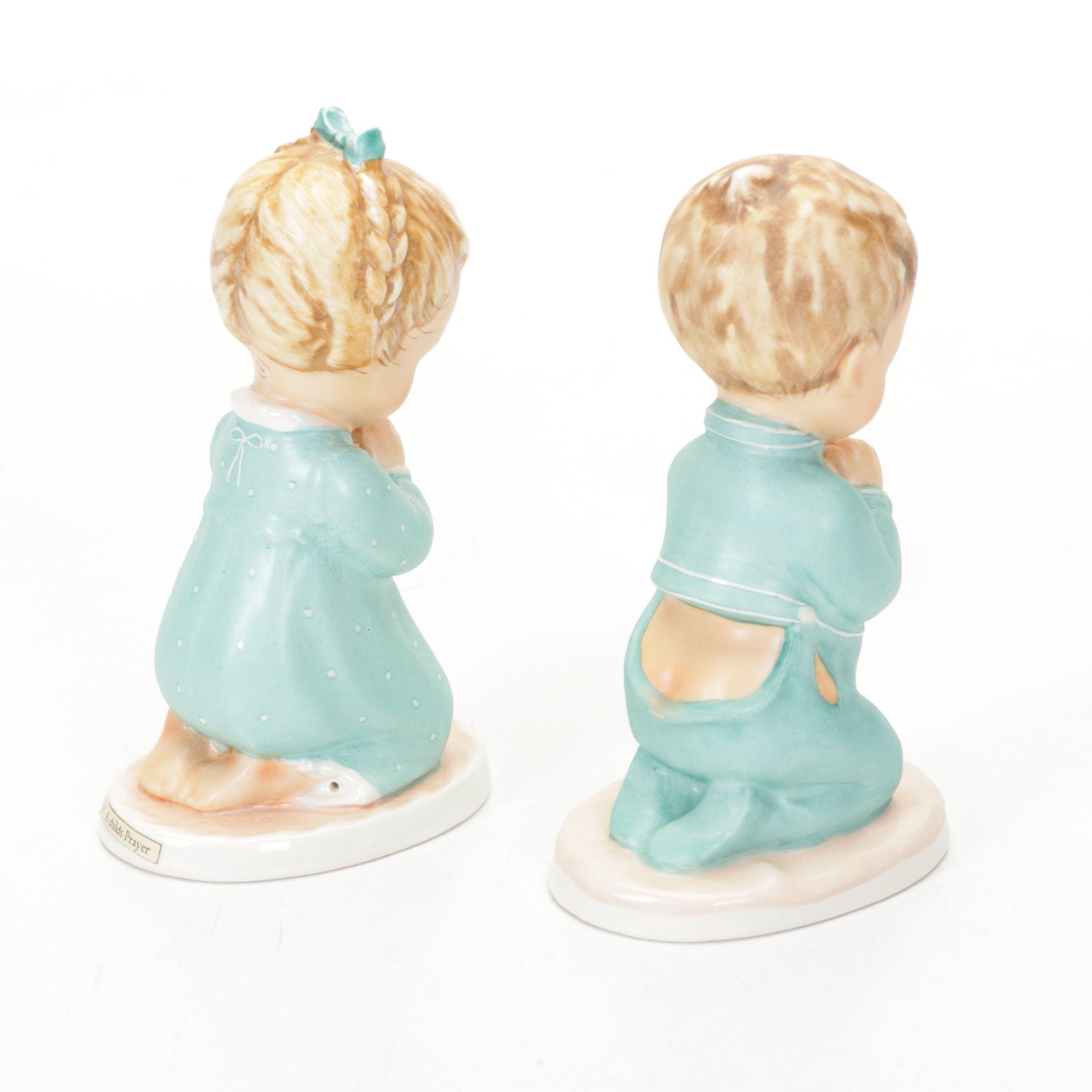 Goebel Charlot Byj Blonde Figurines, Late 20th Century