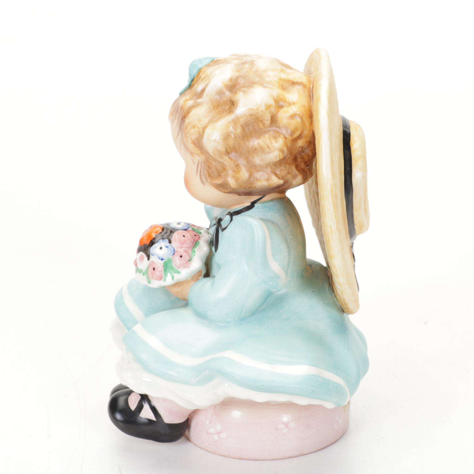 Goebel Charlot Byj Blonde Figurines, Late 20th Century