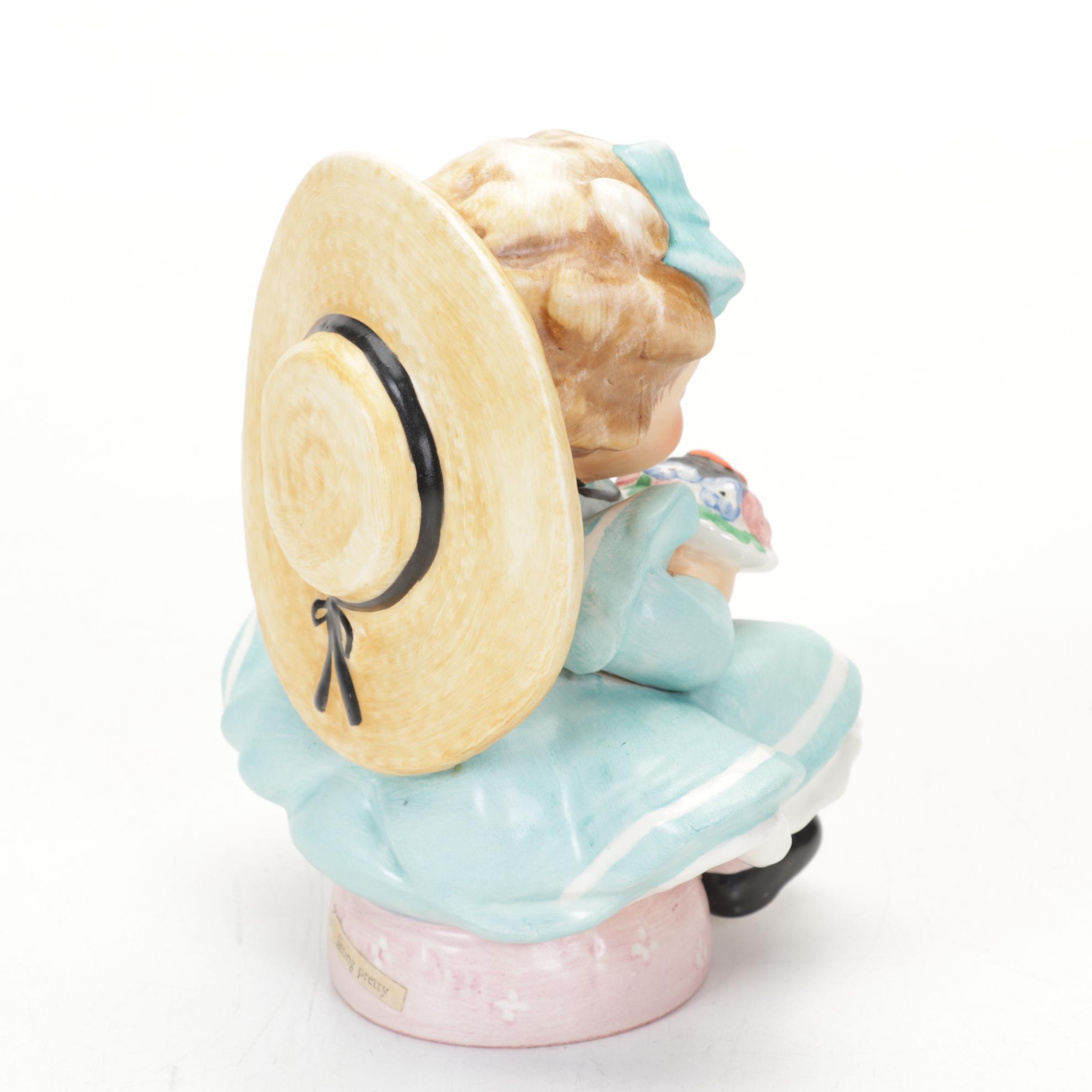 Goebel Charlot Byj Blonde Figurines, Late 20th Century