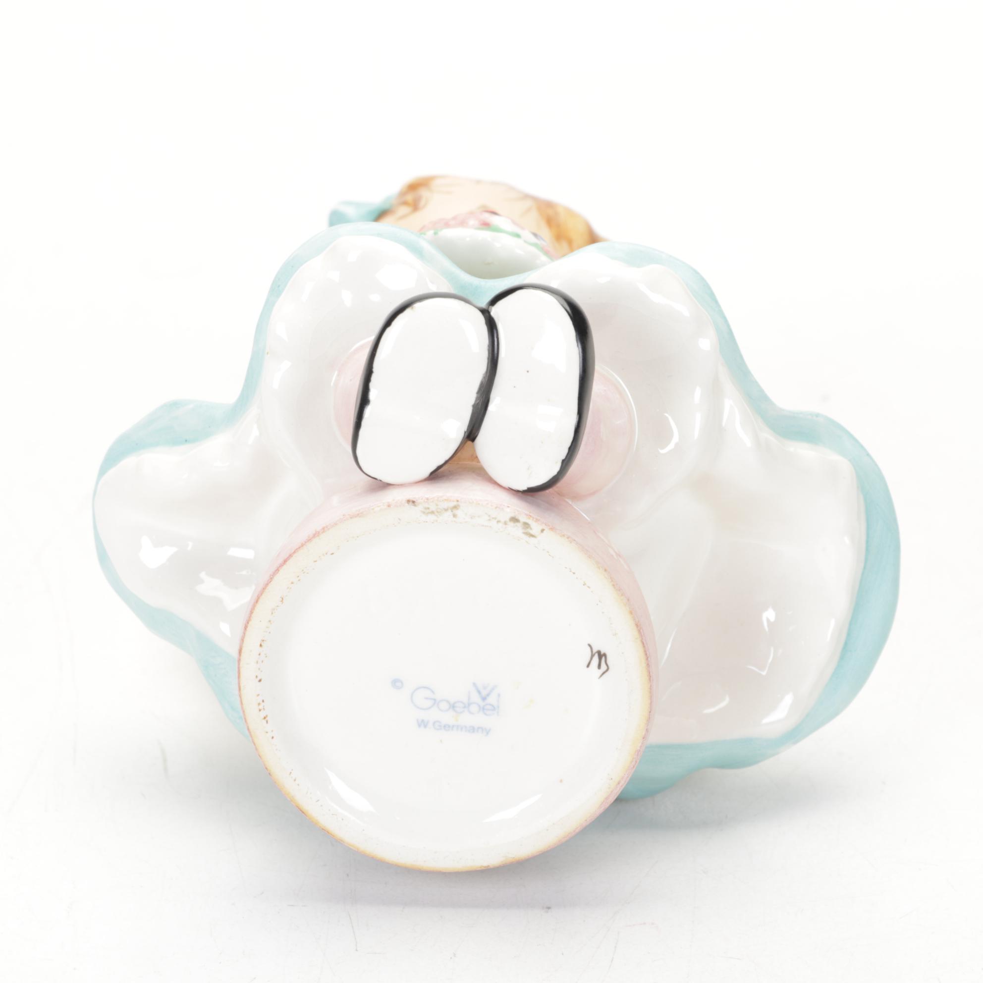 Goebel Charlot Byj Blonde Figurines, Late 20th Century