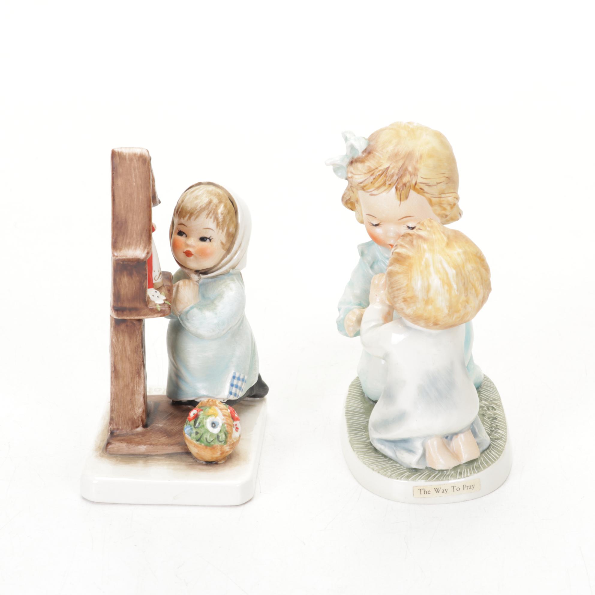 Goebel Charlot Byj Blonde Figurines, Late 20th Century