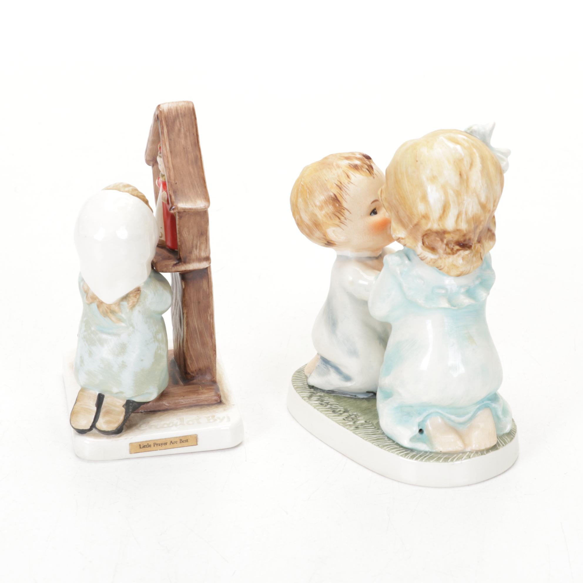Goebel Charlot Byj Blonde Figurines, Late 20th Century