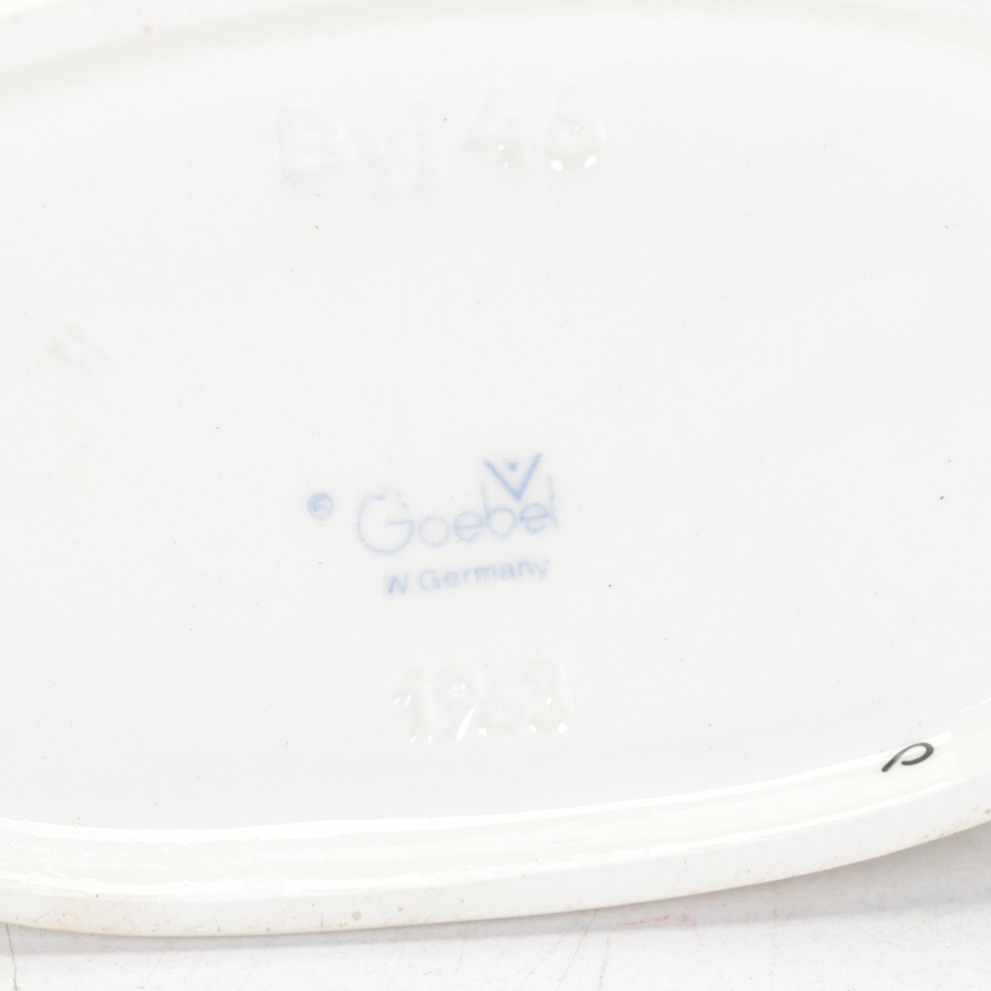 Goebel Charlot Byj Blonde Figurines, Late 20th Century