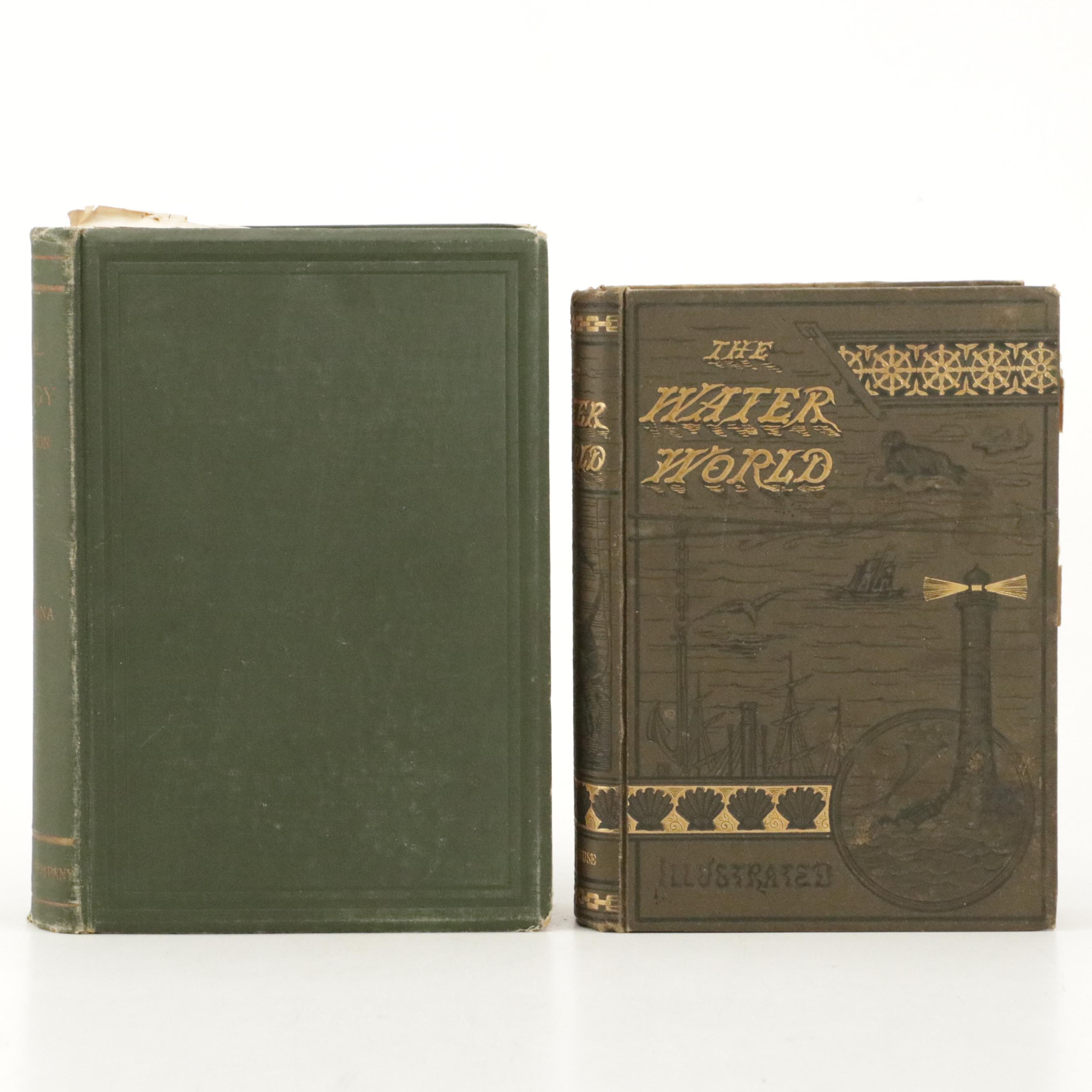 Illustrated "Manual of Geology" by James D. Dana with "The Water World"