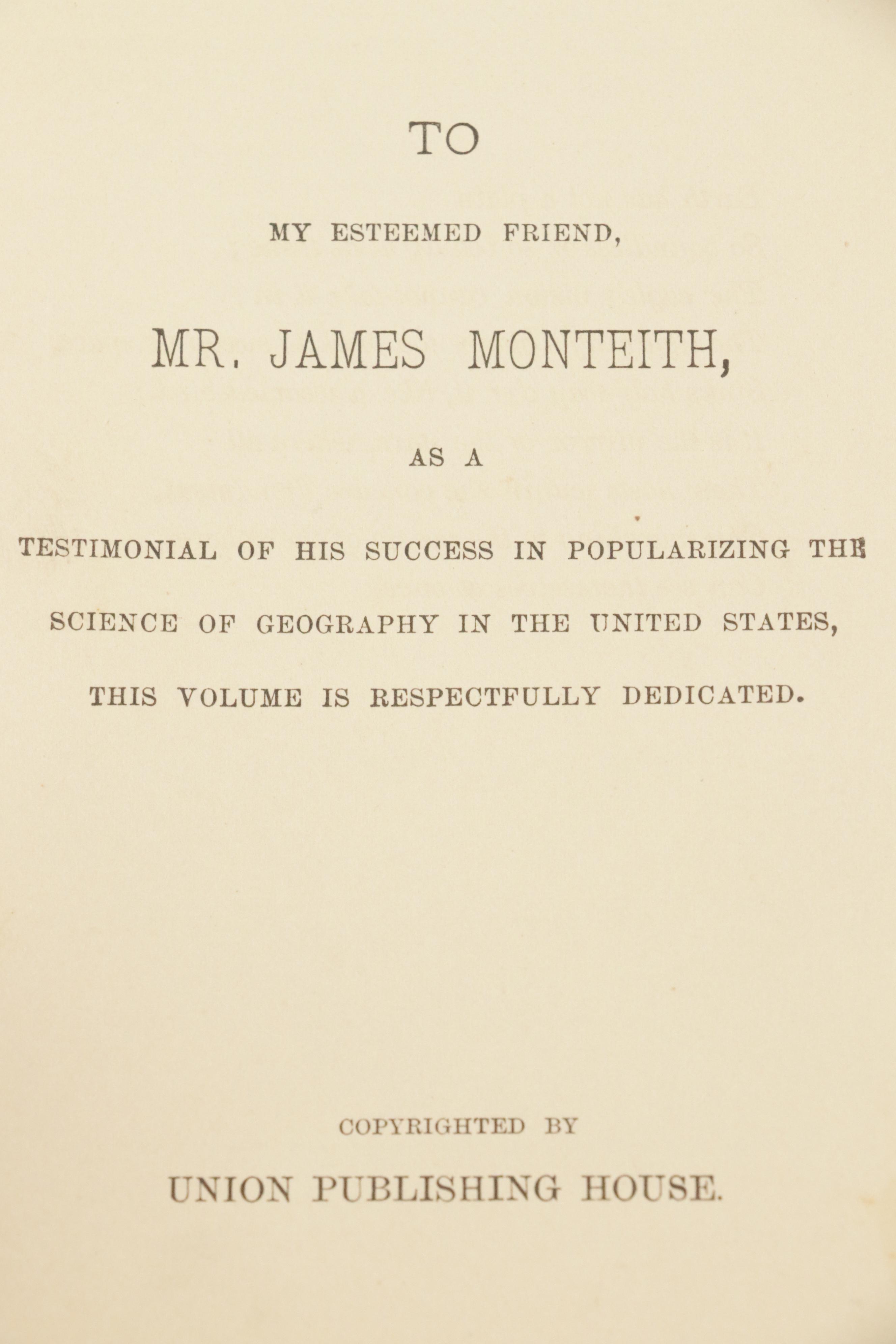 Illustrated "Manual of Geology" by James D. Dana with "The Water World"