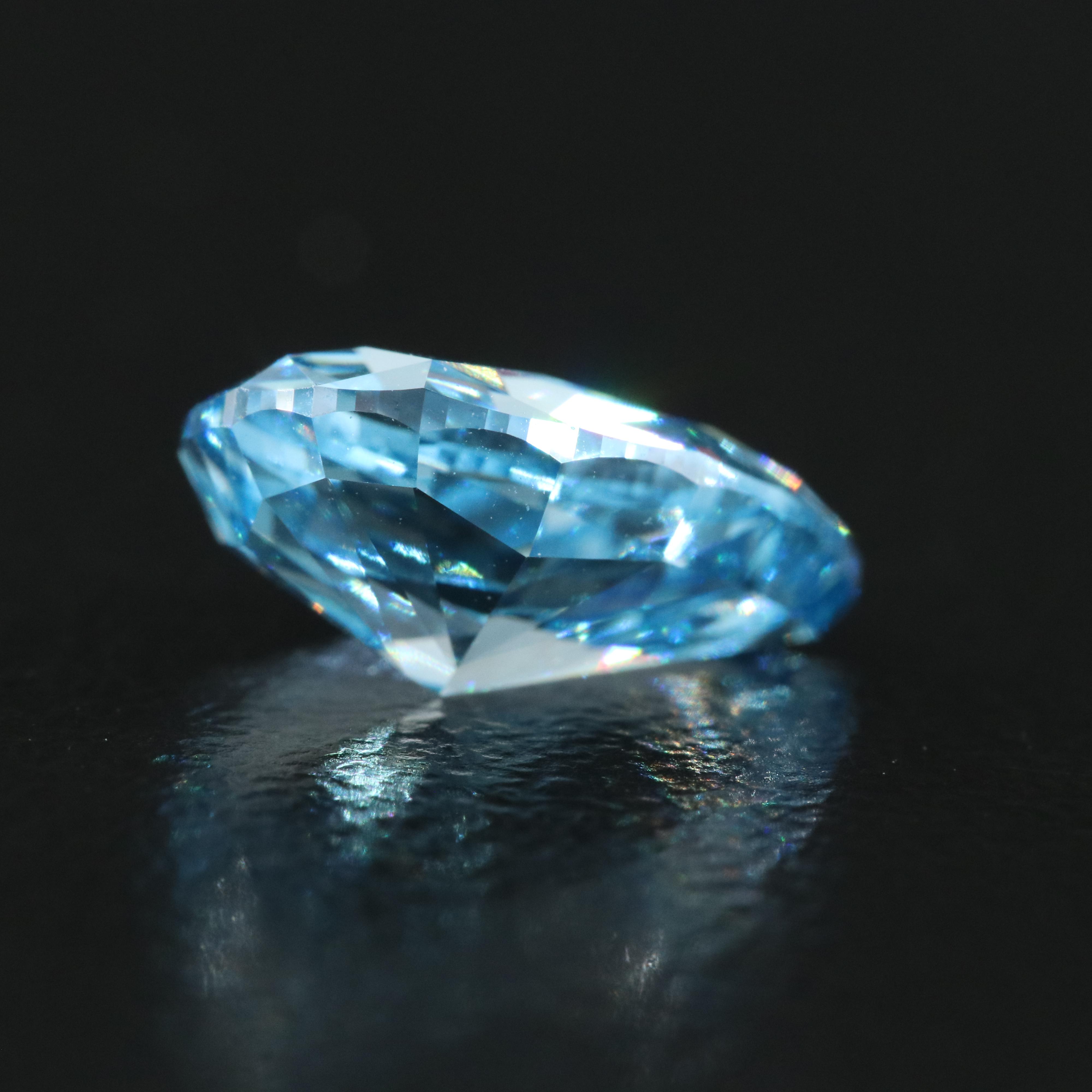 Loose 2.14 CT Fancy Dark Blue Diamond