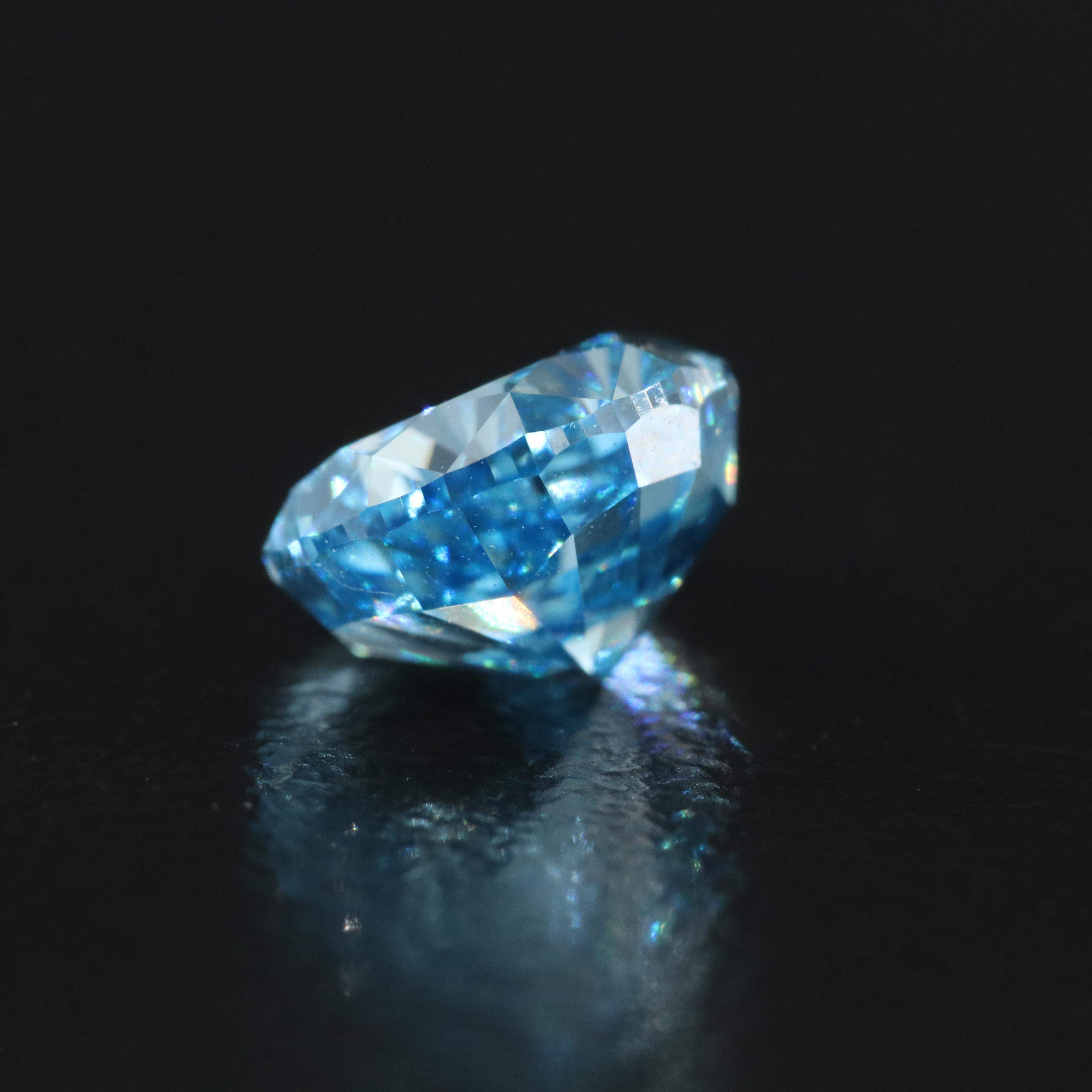 Loose 2.14 CT Fancy Dark Blue Diamond