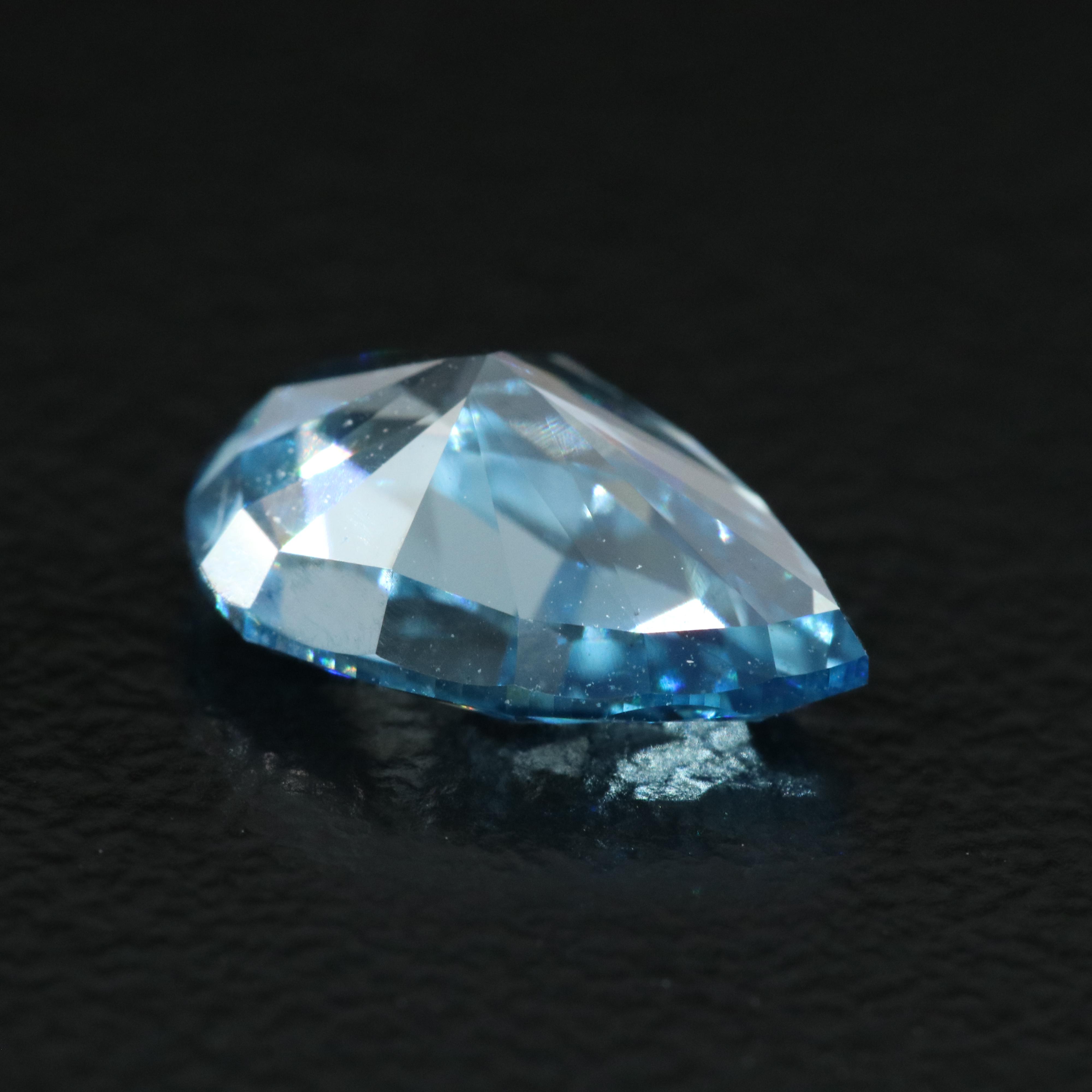 Loose 2.14 CT Fancy Dark Blue Diamond