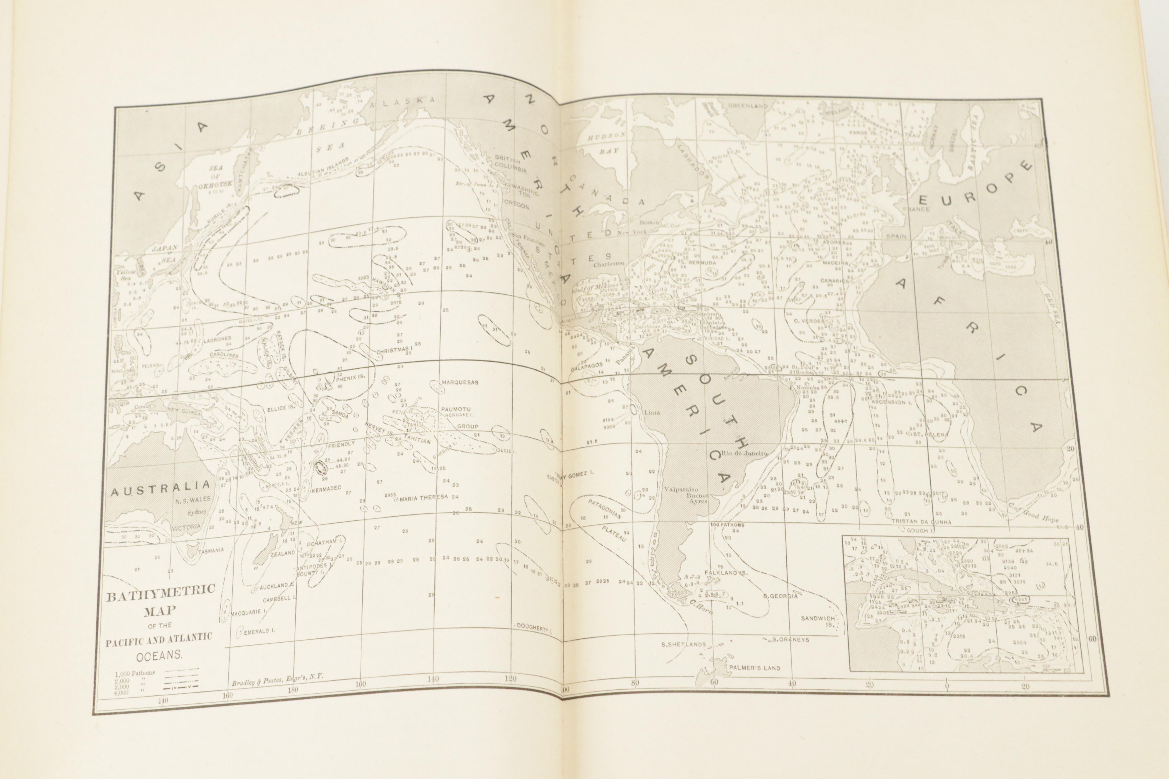 Illustrated "Manual of Geology" by James D. Dana with "The Water World"