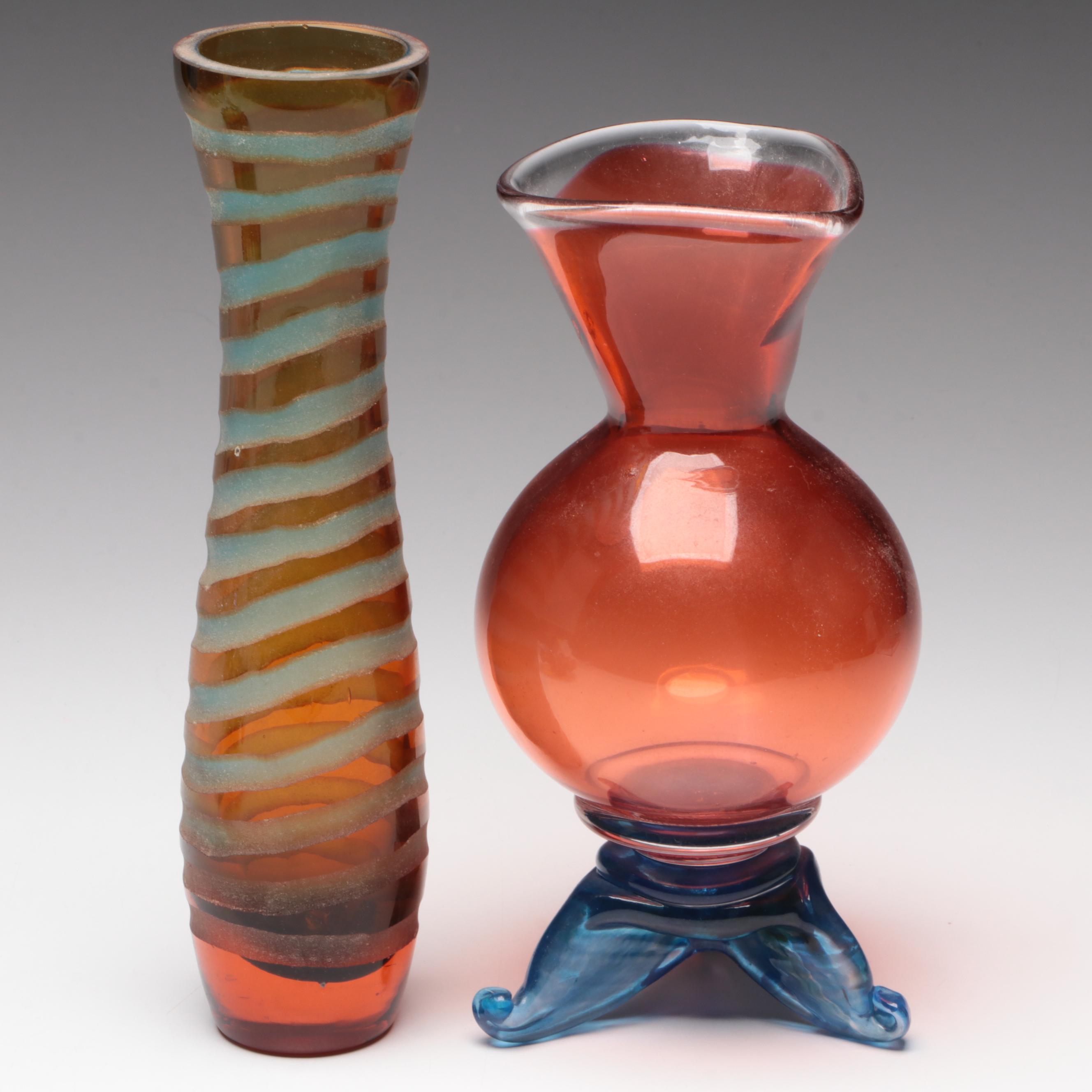 Art Glass Vases and Bowls
