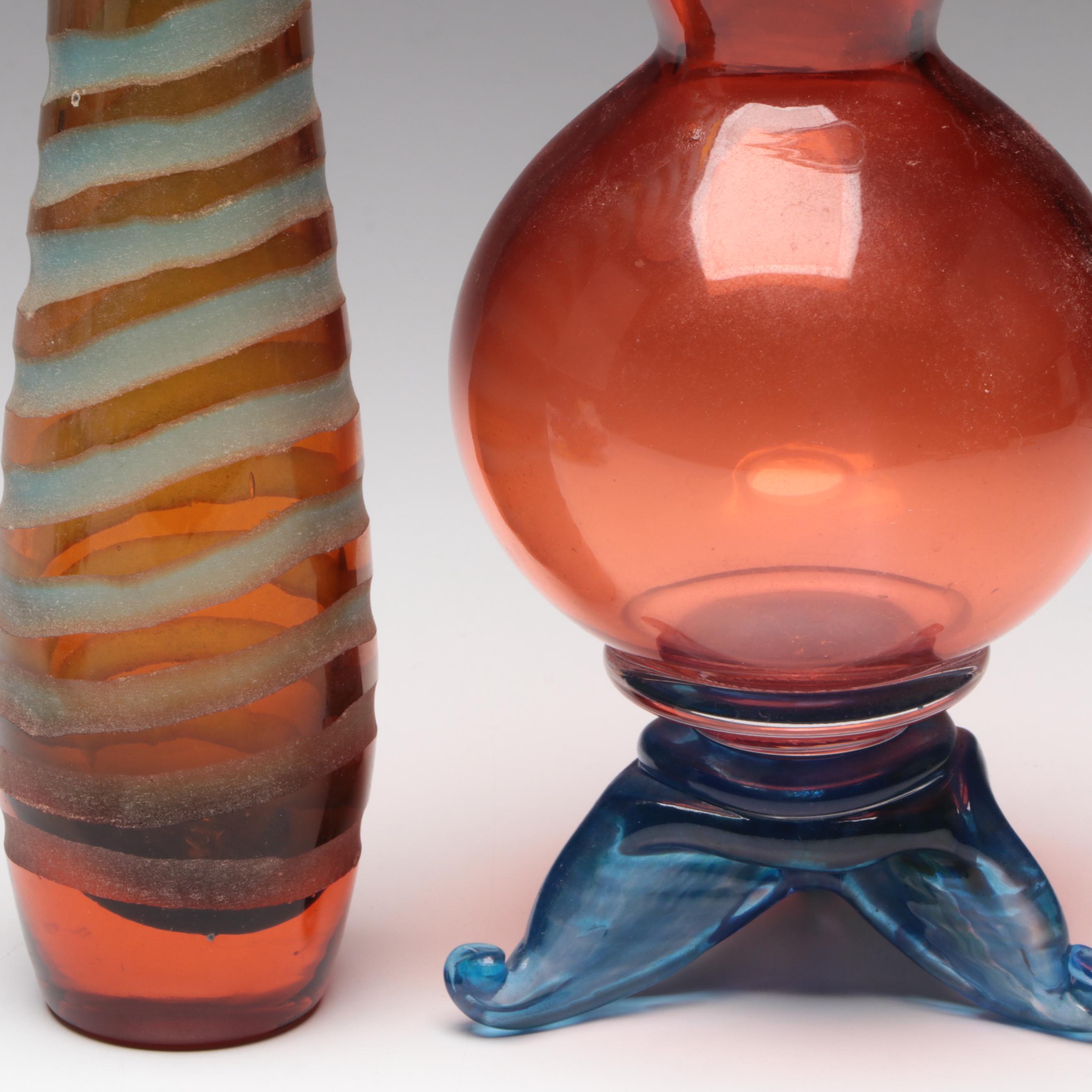 Art Glass Vases and Bowls
