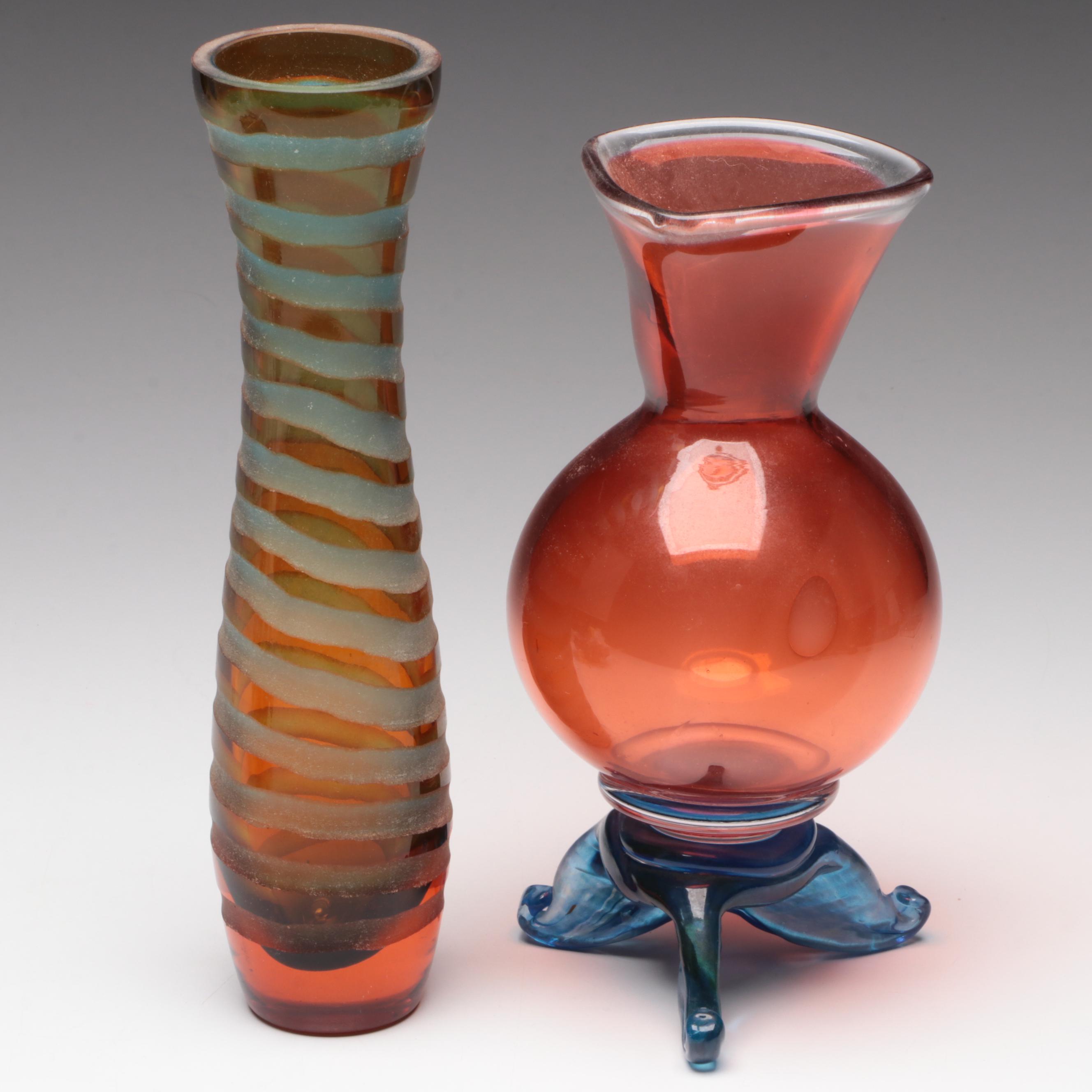 Art Glass Vases and Bowls