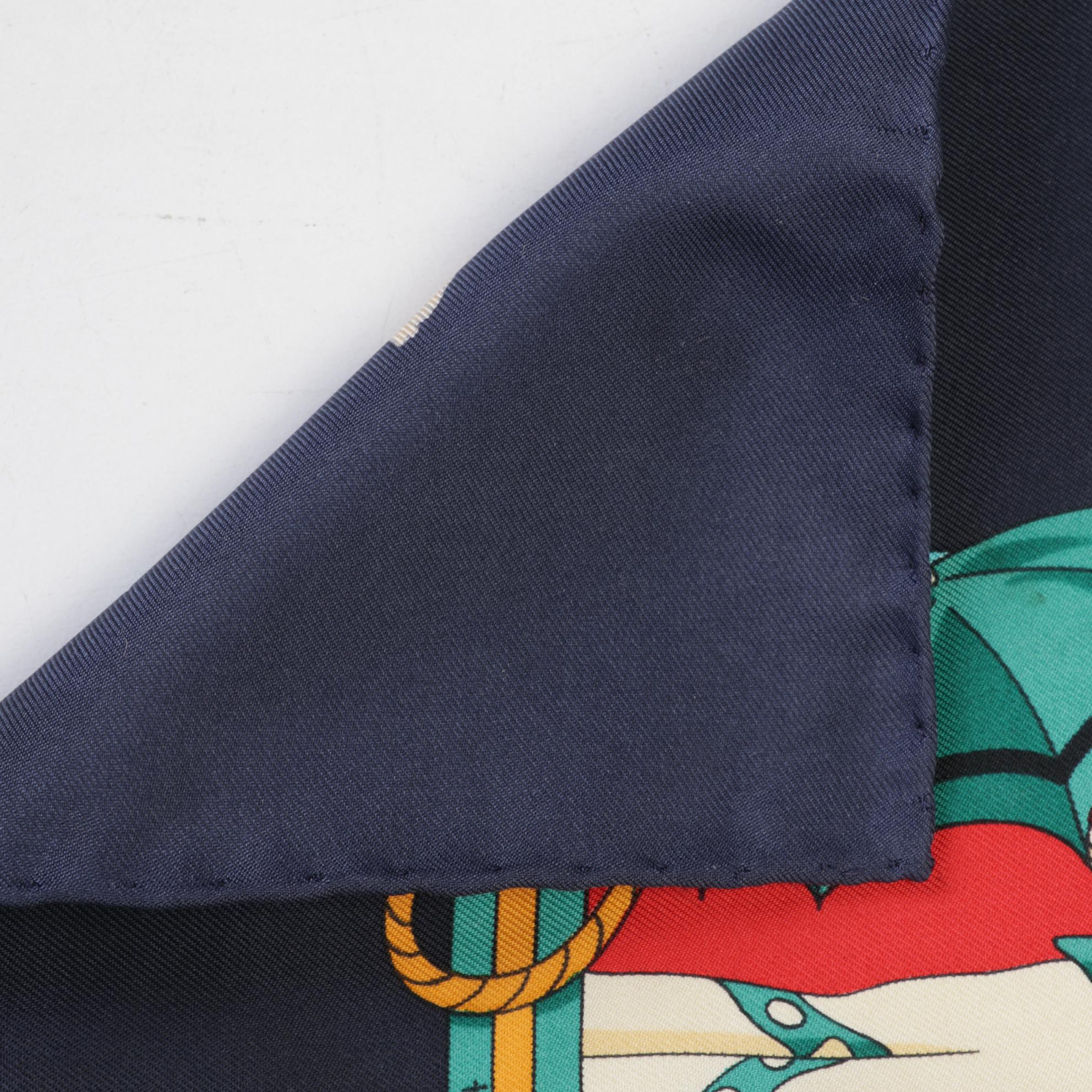 Hermès "Ombrelles et Parapluies" Silk Scarf by Hubert de Watrigant