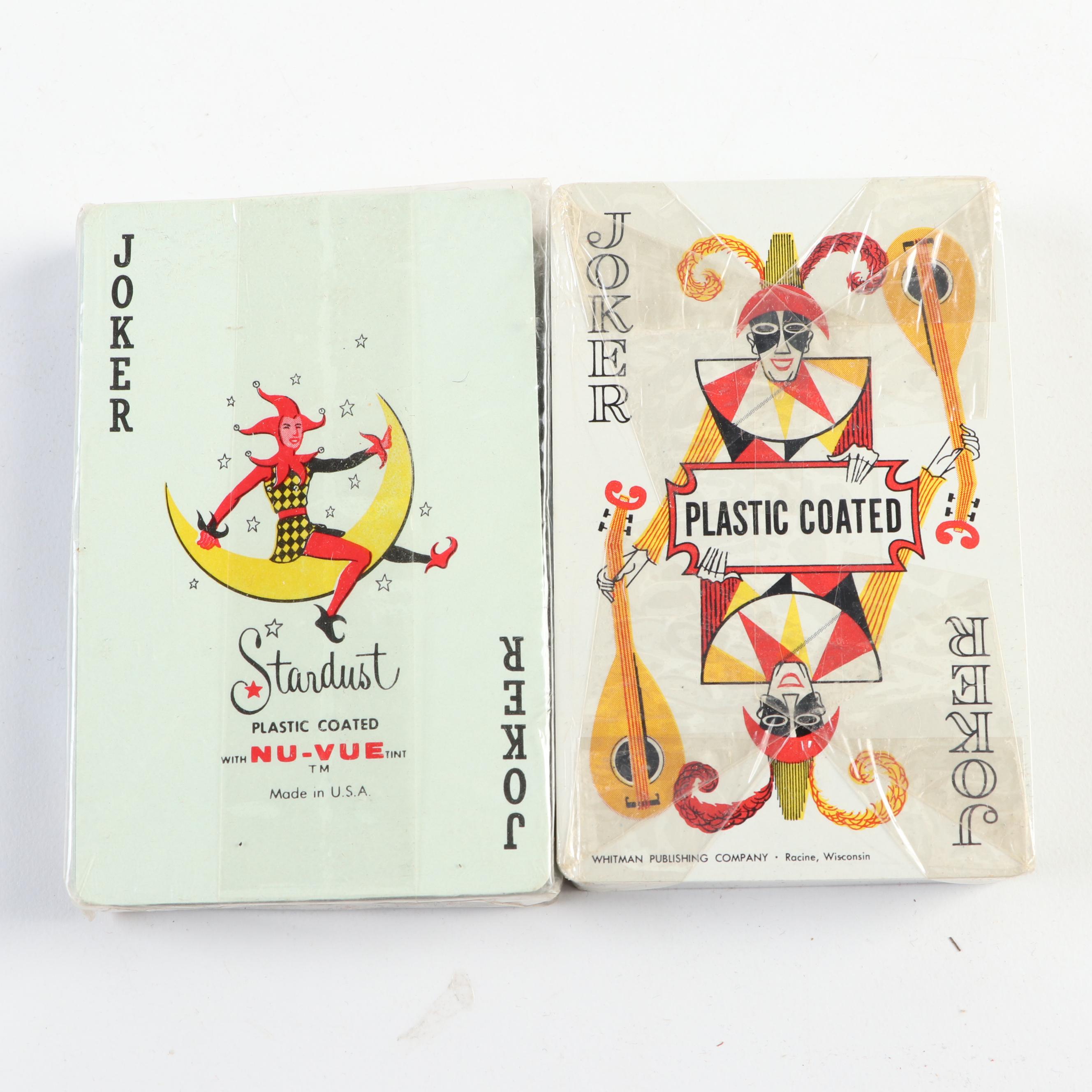 Duratone, Stardust, Whitman and Other Novelty Playing Card Decks