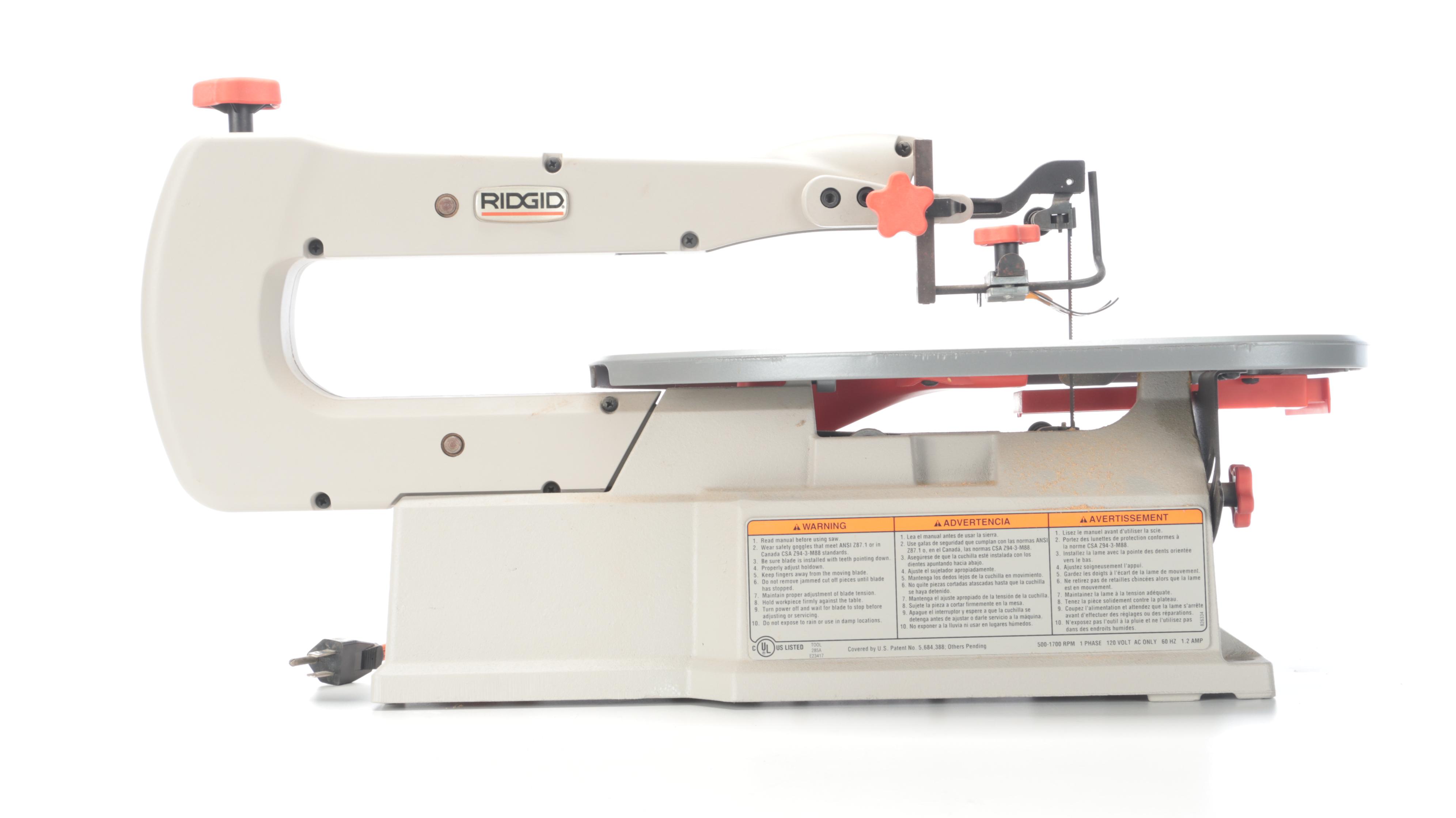 Ridgid Table Top Variable Speed Scroll Saw EBTH