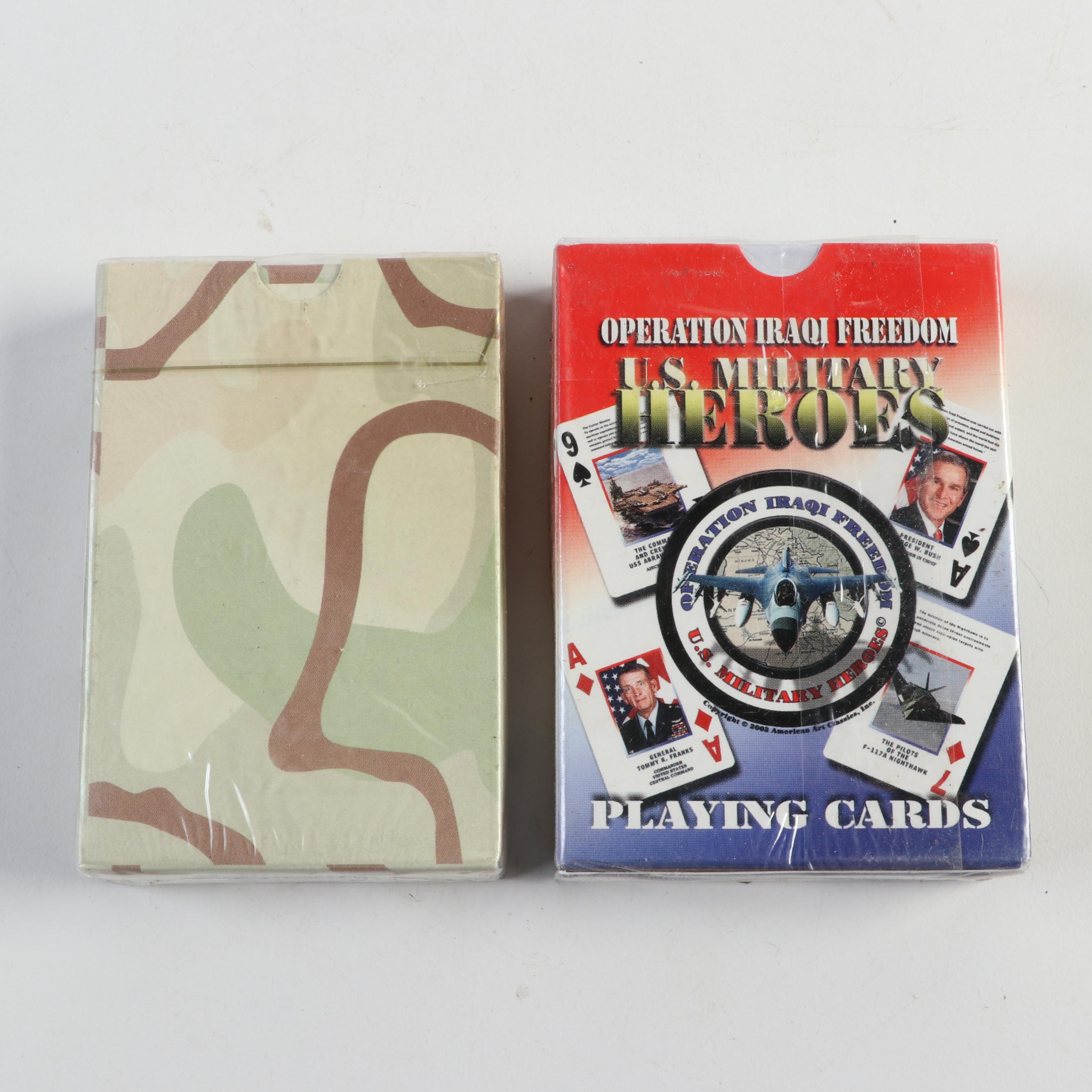 Operation Iraqi Freedom Playing Card Decks and More