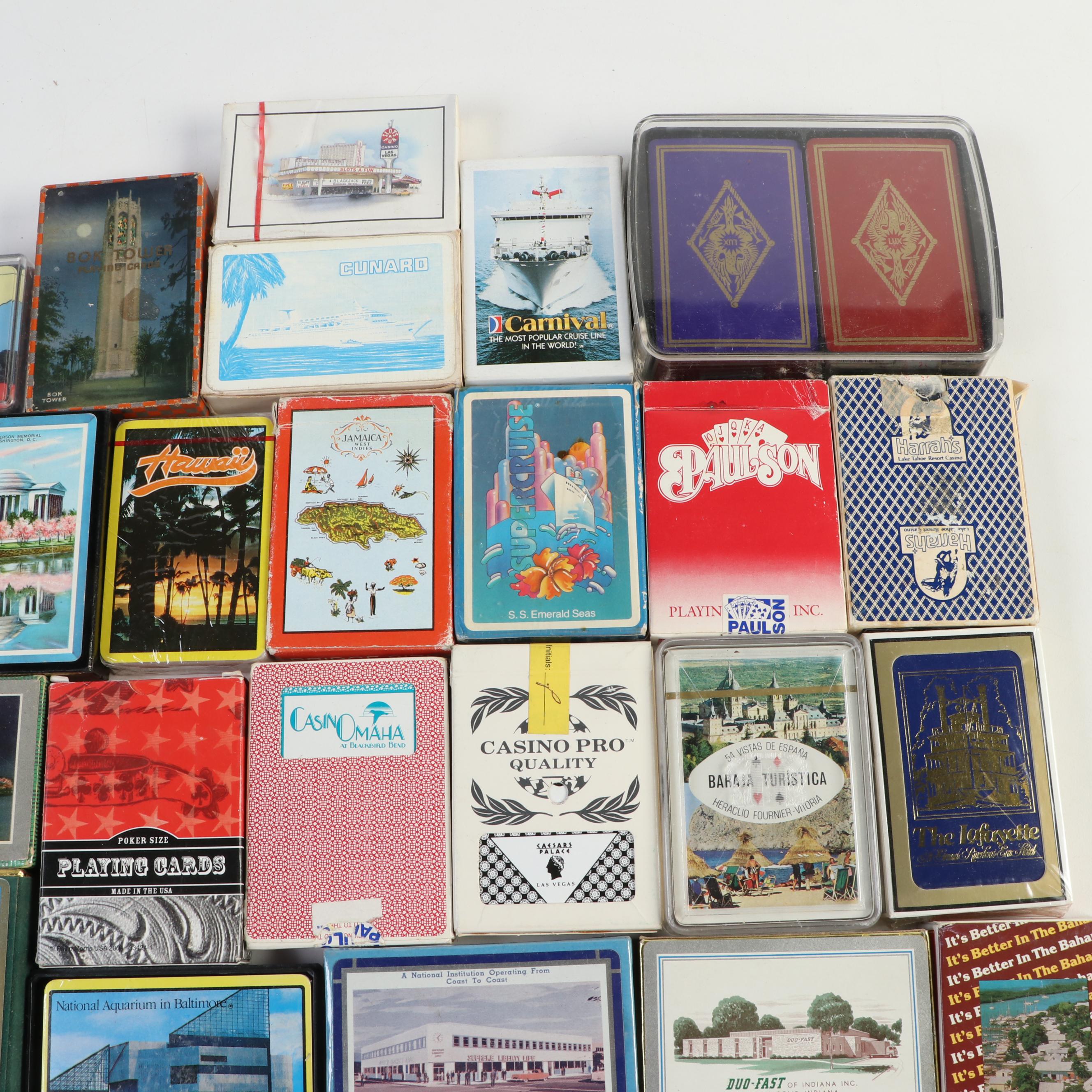 Destination and Travel Souvenir Playing Card Decks