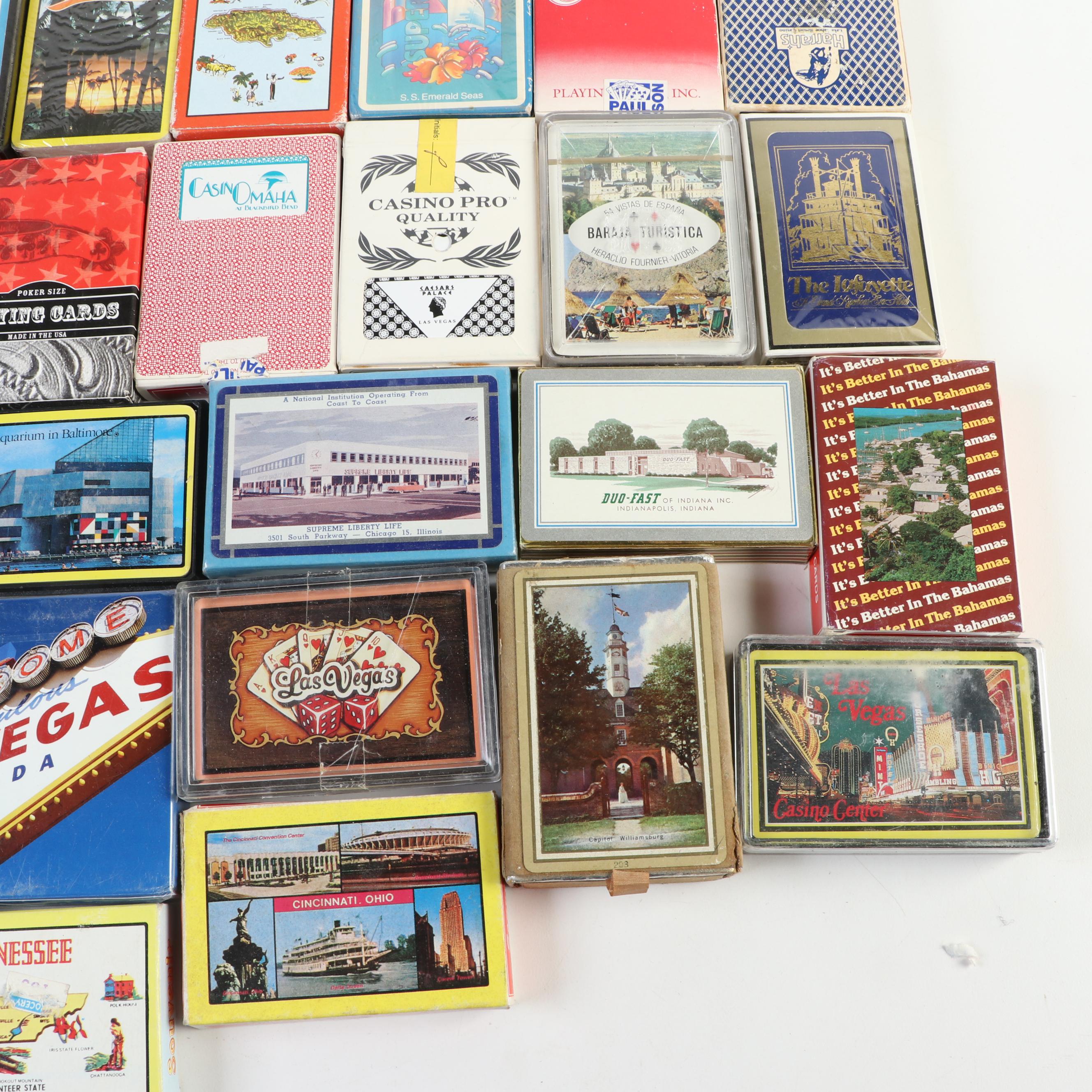 Destination and Travel Souvenir Playing Card Decks