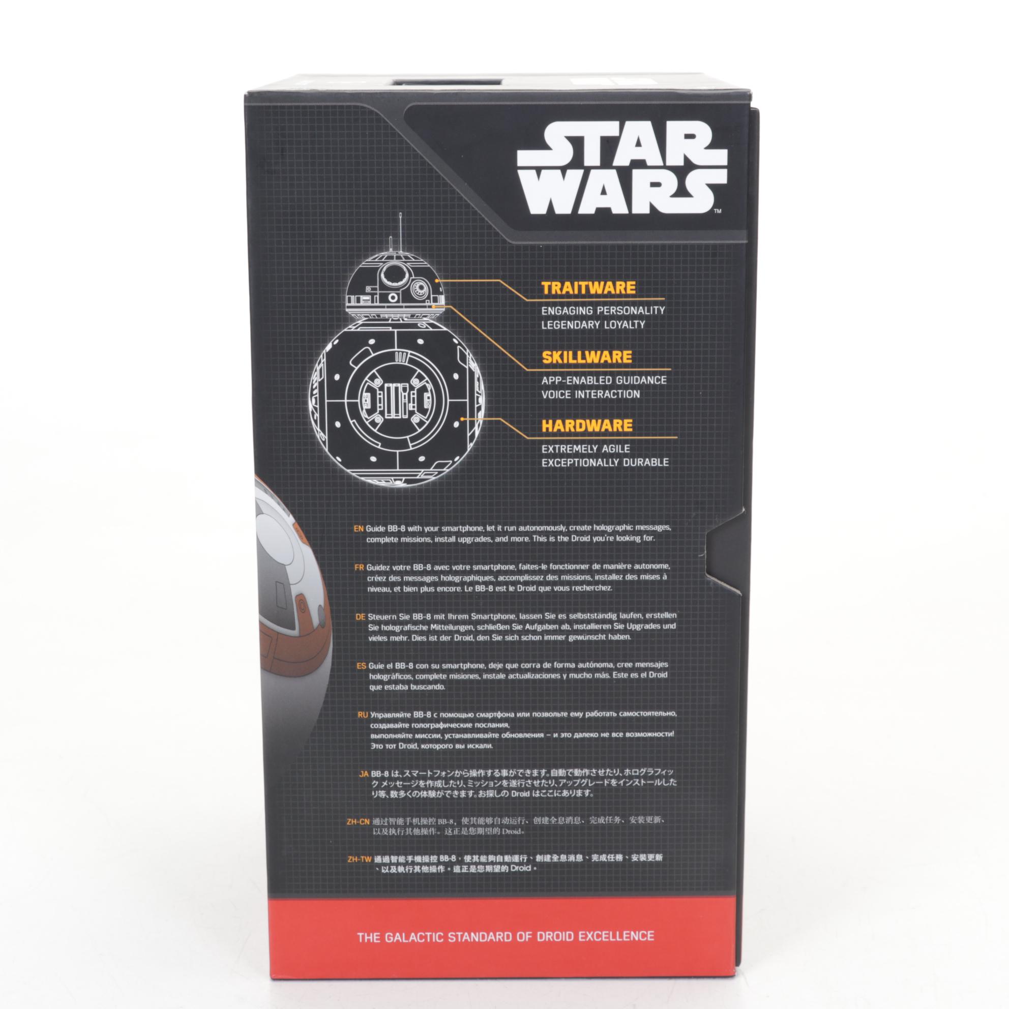 Star Wars Sphero R2-D2  and BB-8 Droids With Force Band Controller