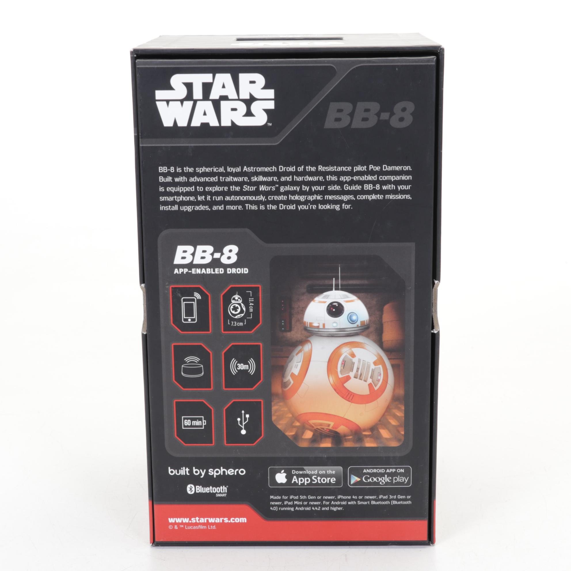 Star Wars Sphero R2-D2  and BB-8 Droids With Force Band Controller
