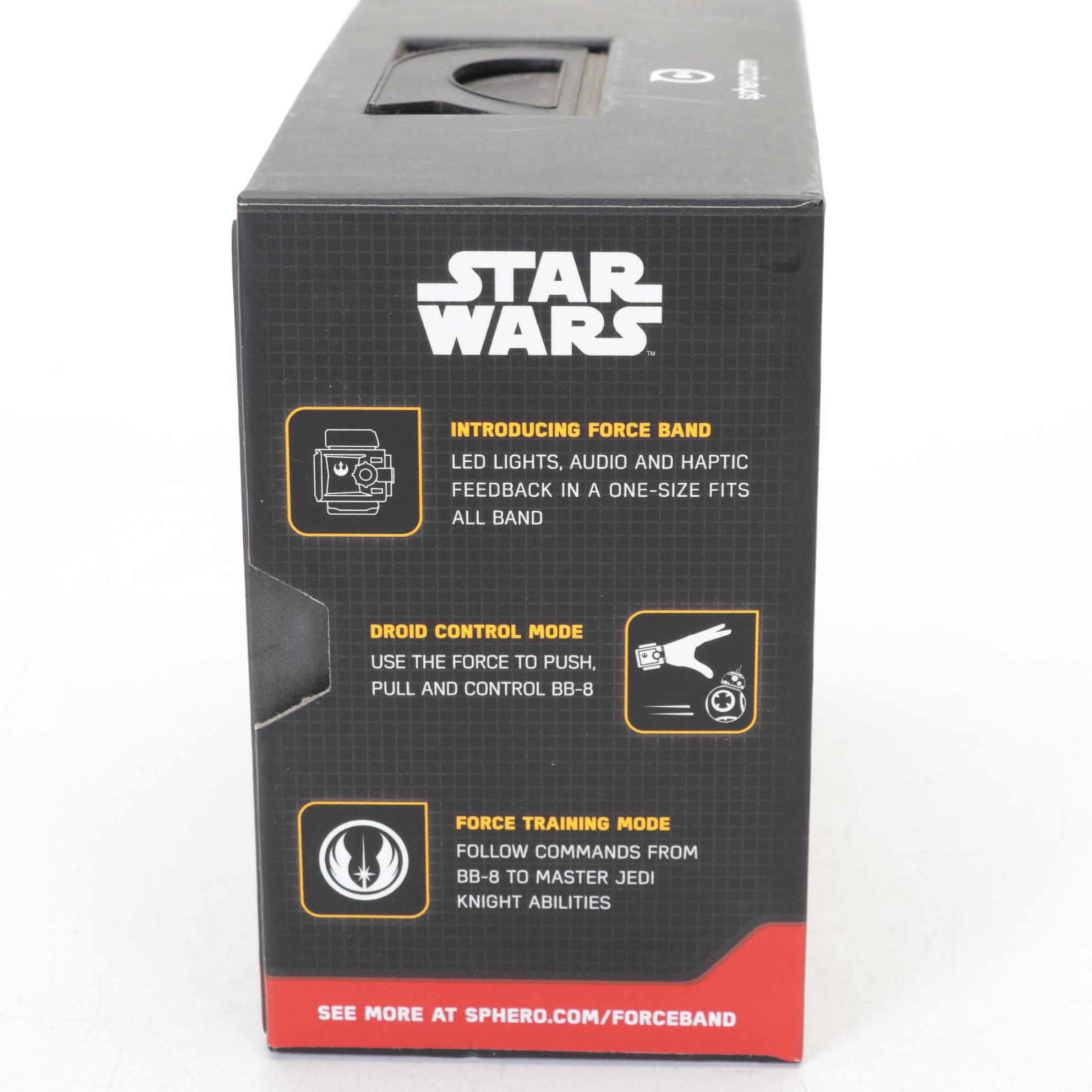 Star Wars Sphero R2-D2  and BB-8 Droids With Force Band Controller