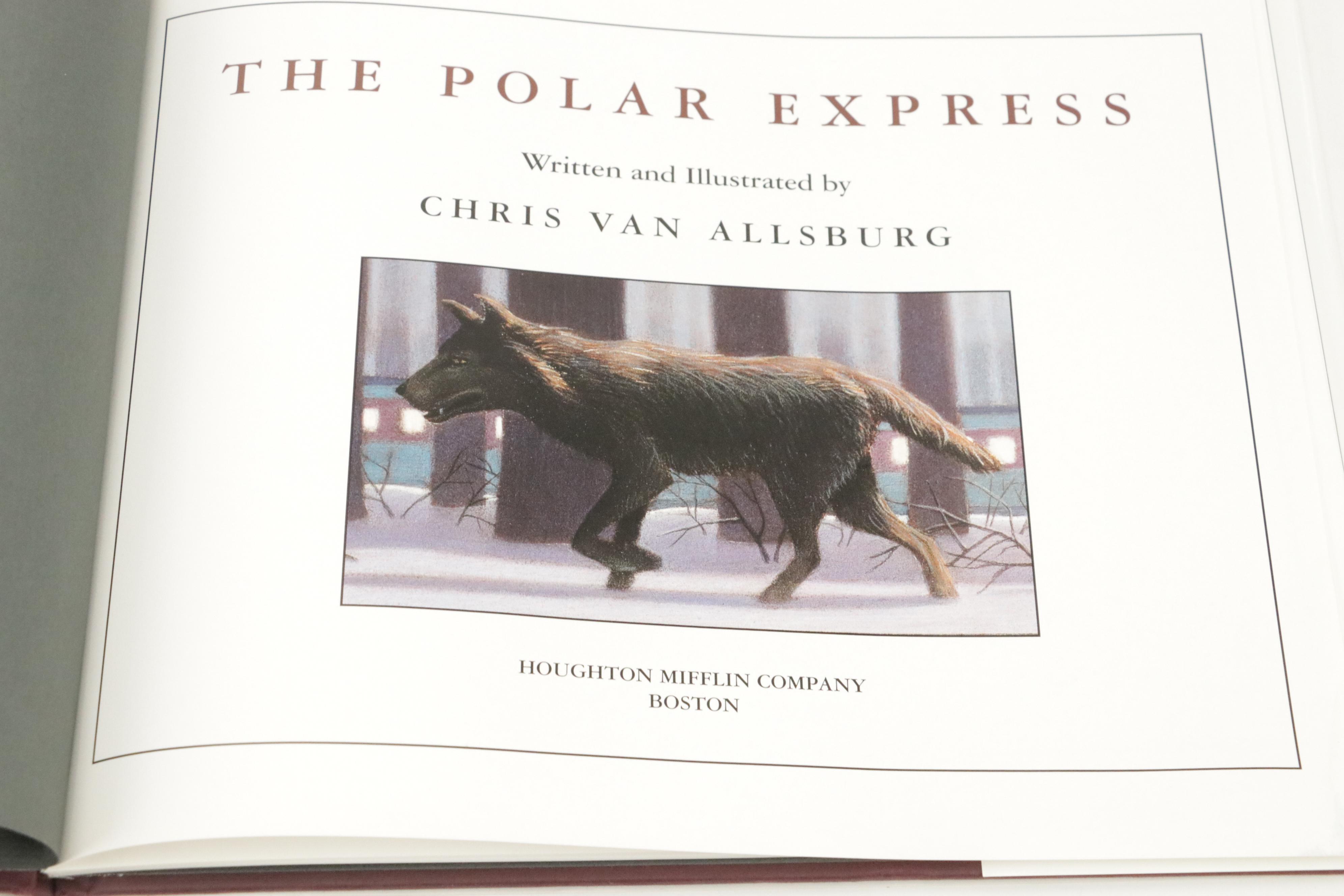 Signed "The Polar Express" by Chris Van Allsburg