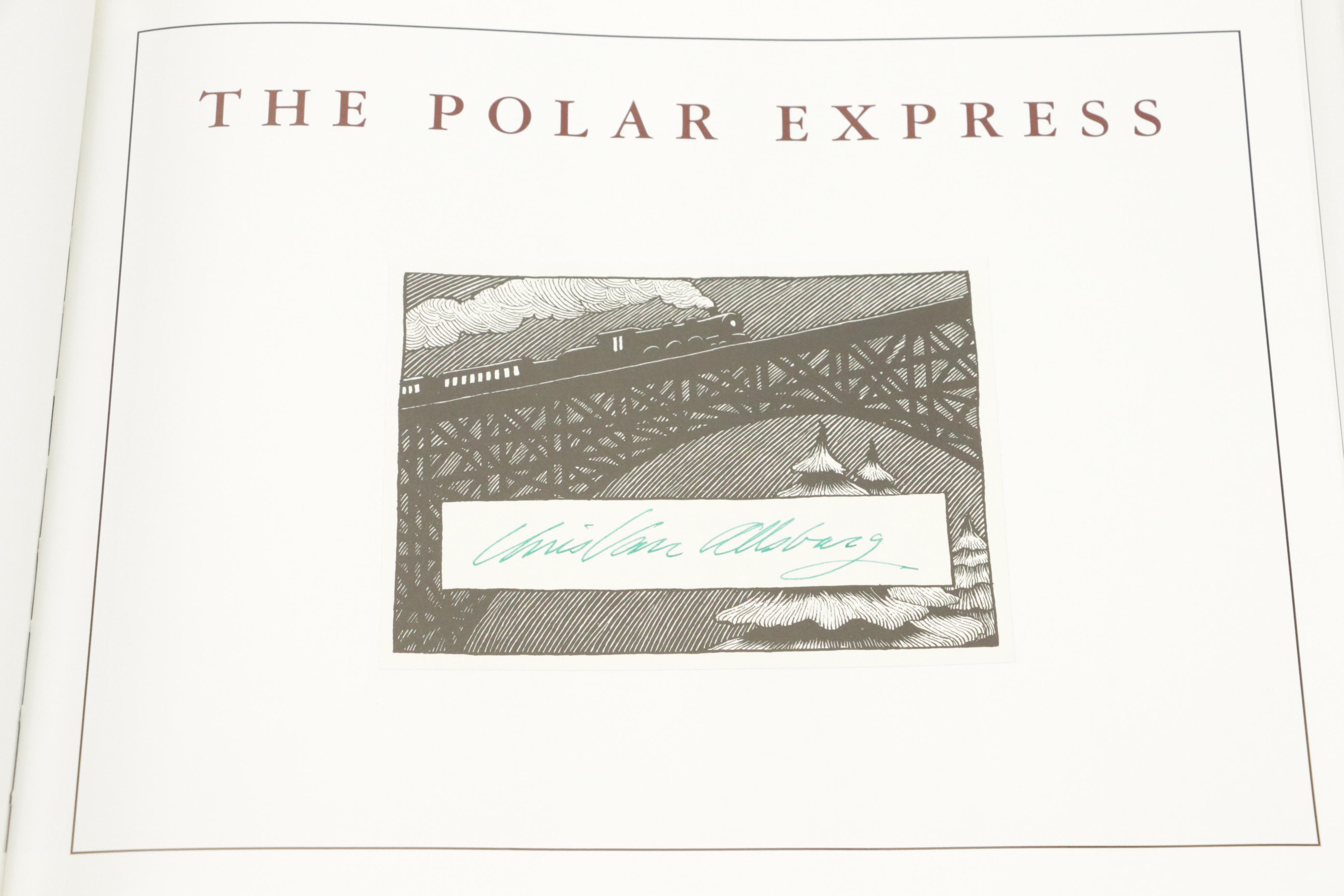Signed "The Polar Express" by Chris Van Allsburg