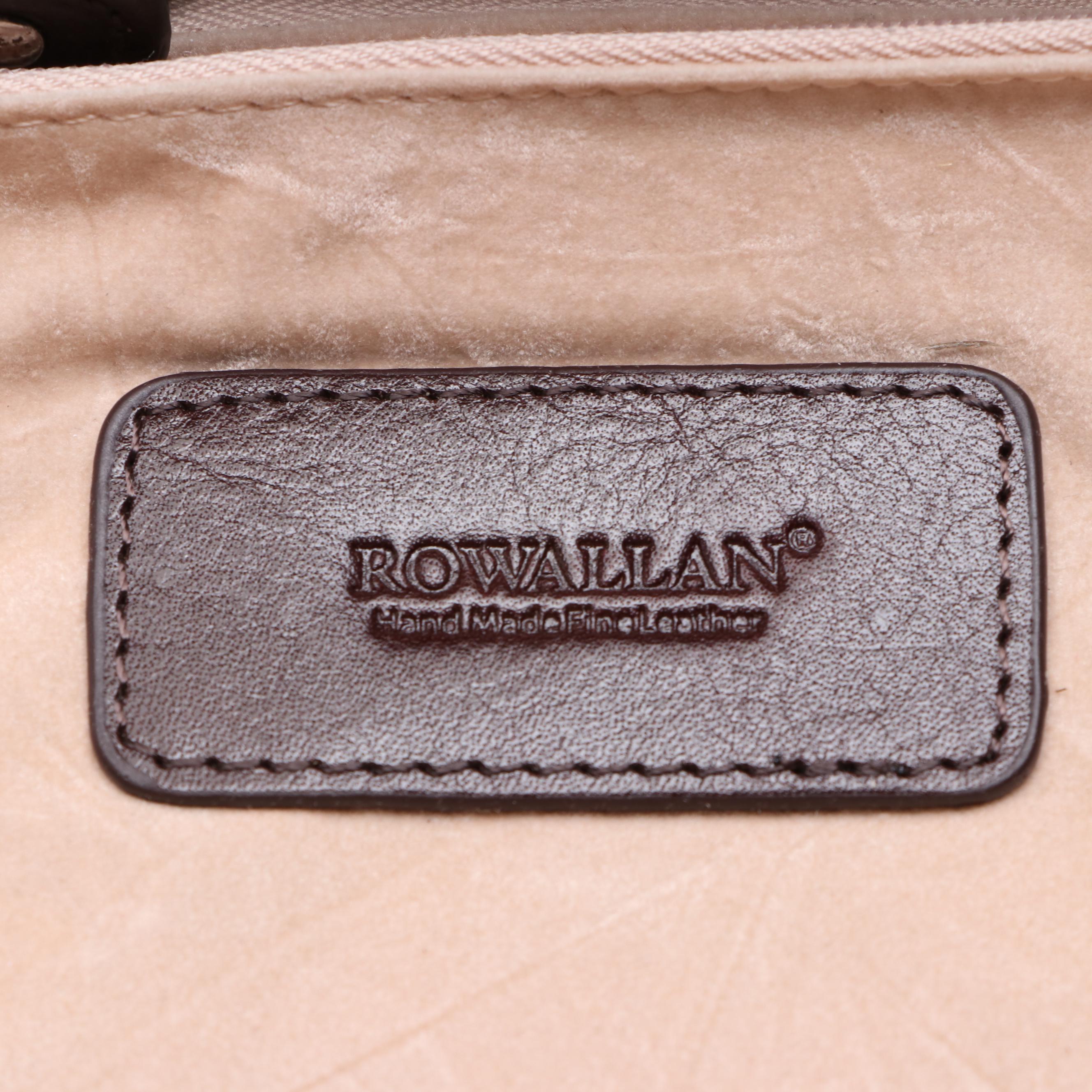 Rowallan Leather Travel Jewelry Case with Collectives Jewelry Box