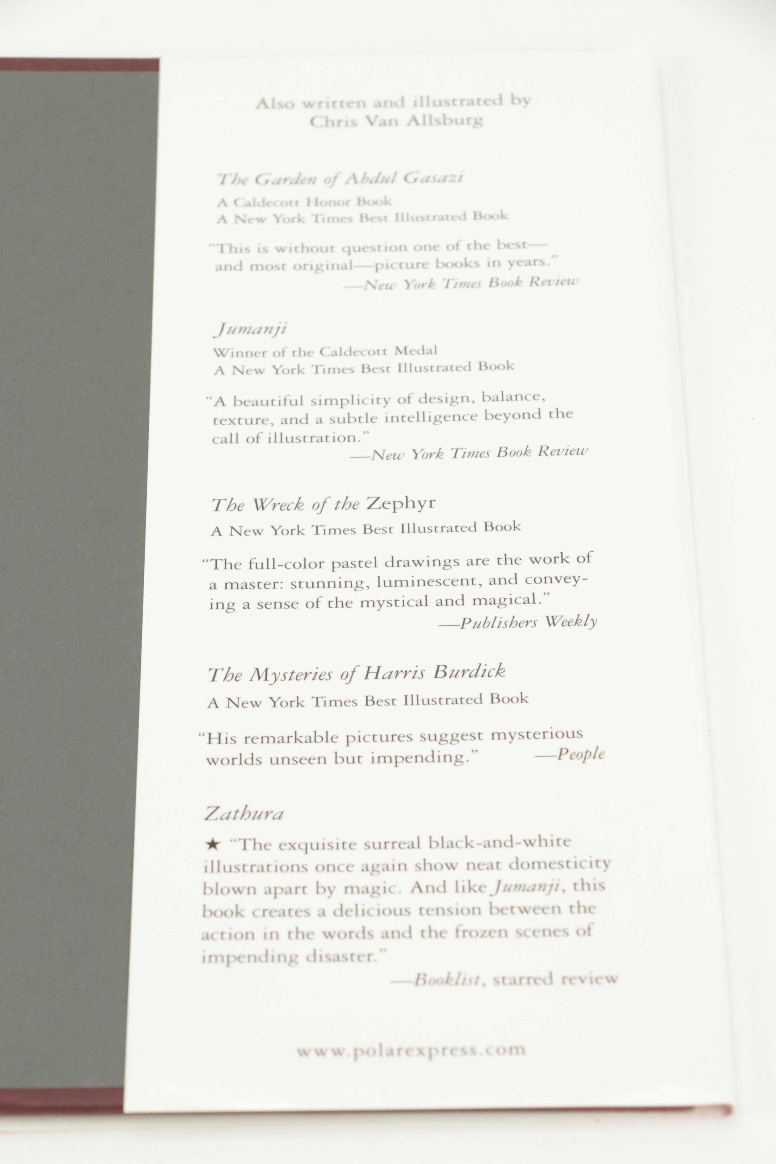 Signed "The Polar Express" by Chris Van Allsburg