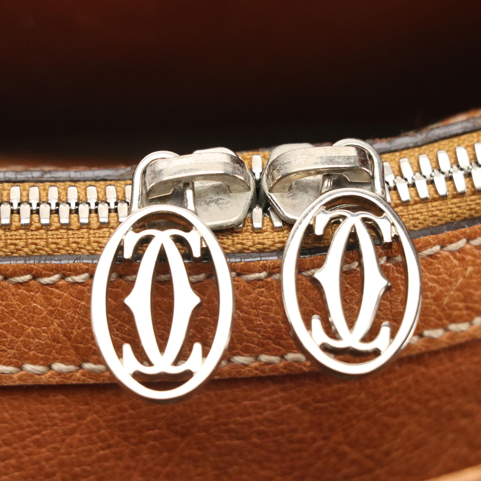 Cartier Marcello de Cartier Large 2-Way Shoulder Bag in Grained Leather