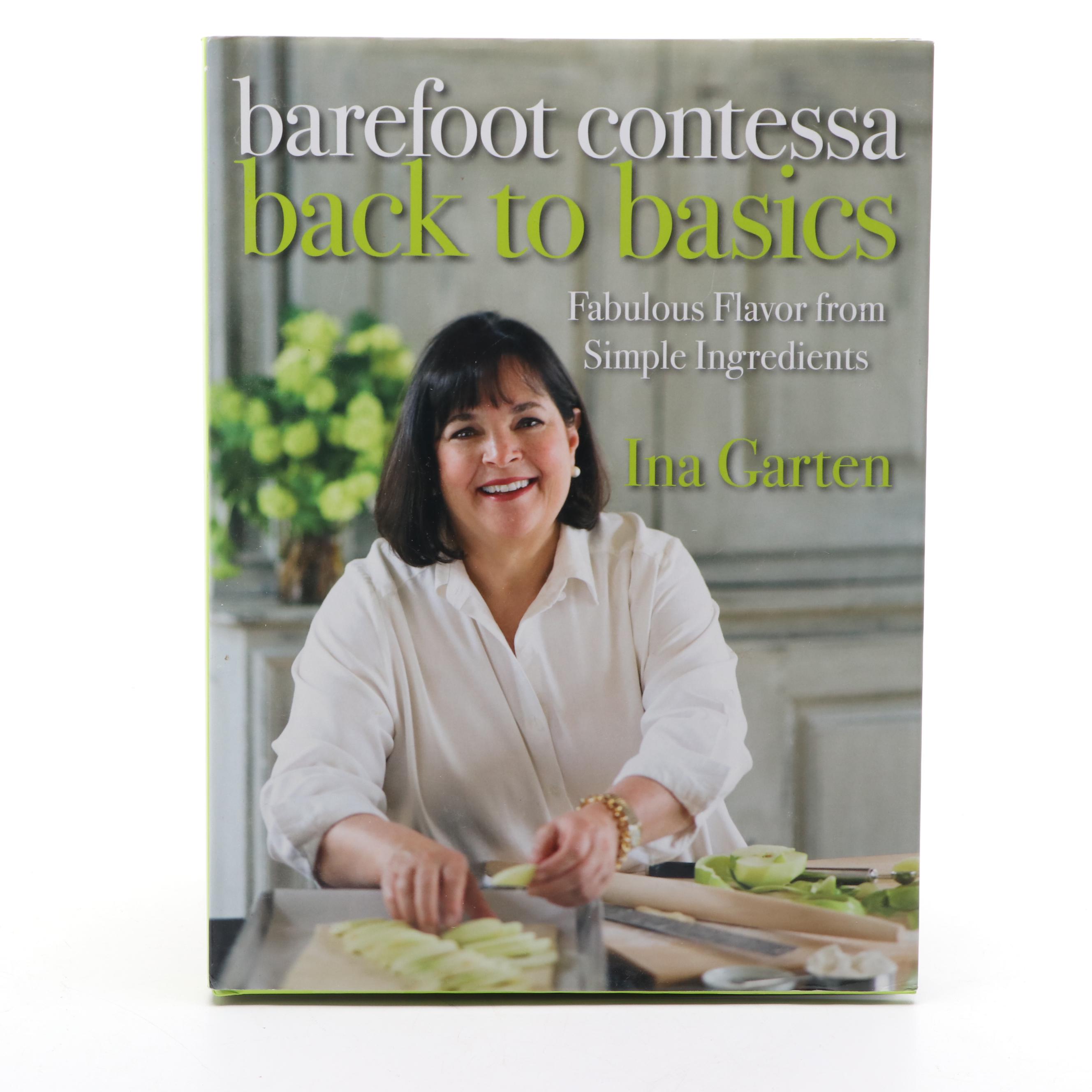 Signed First Edition "Back to Basics" and More Ina Garten Cookbooks