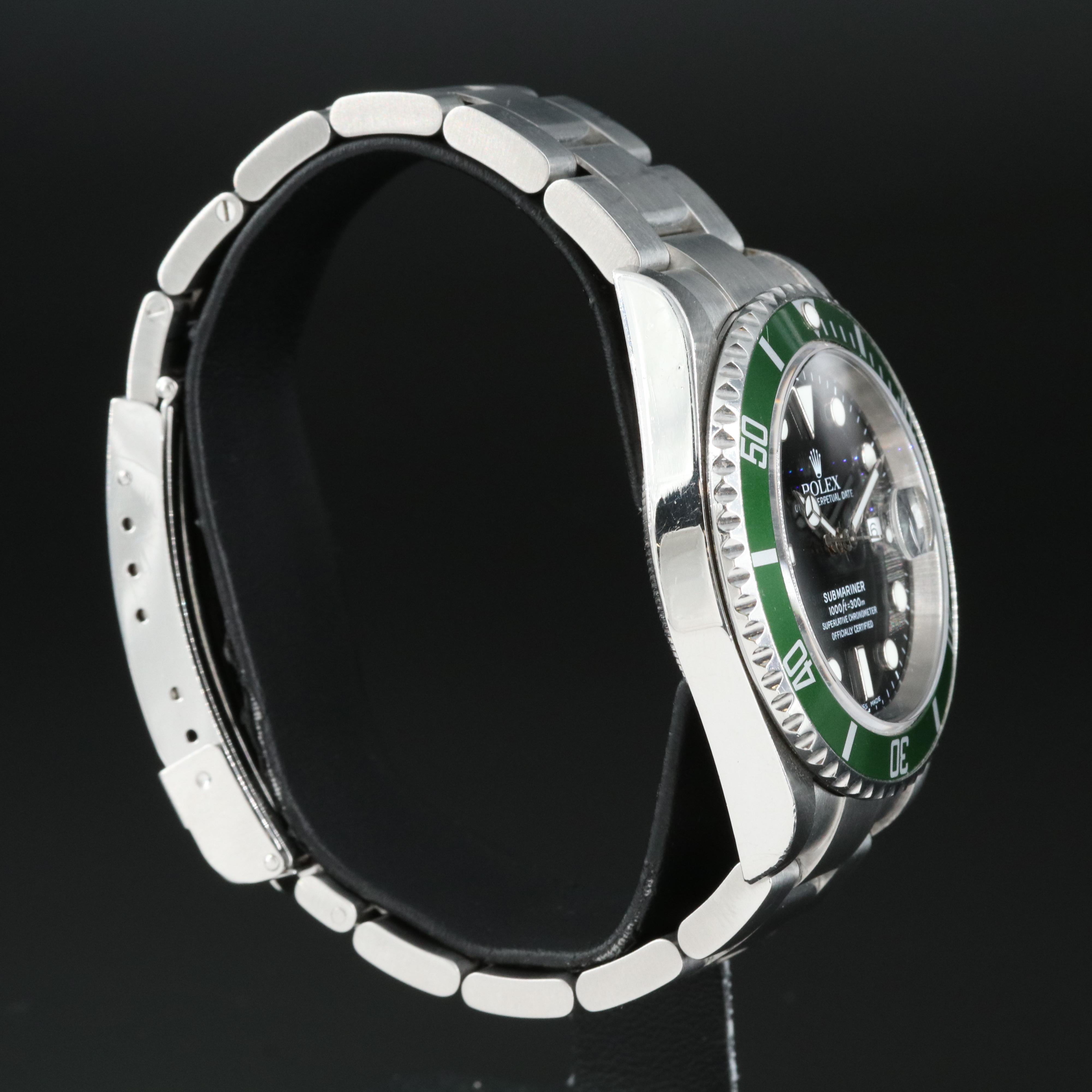 2005 Rolex Submariner Date Green "Kermit" Bezel Watch