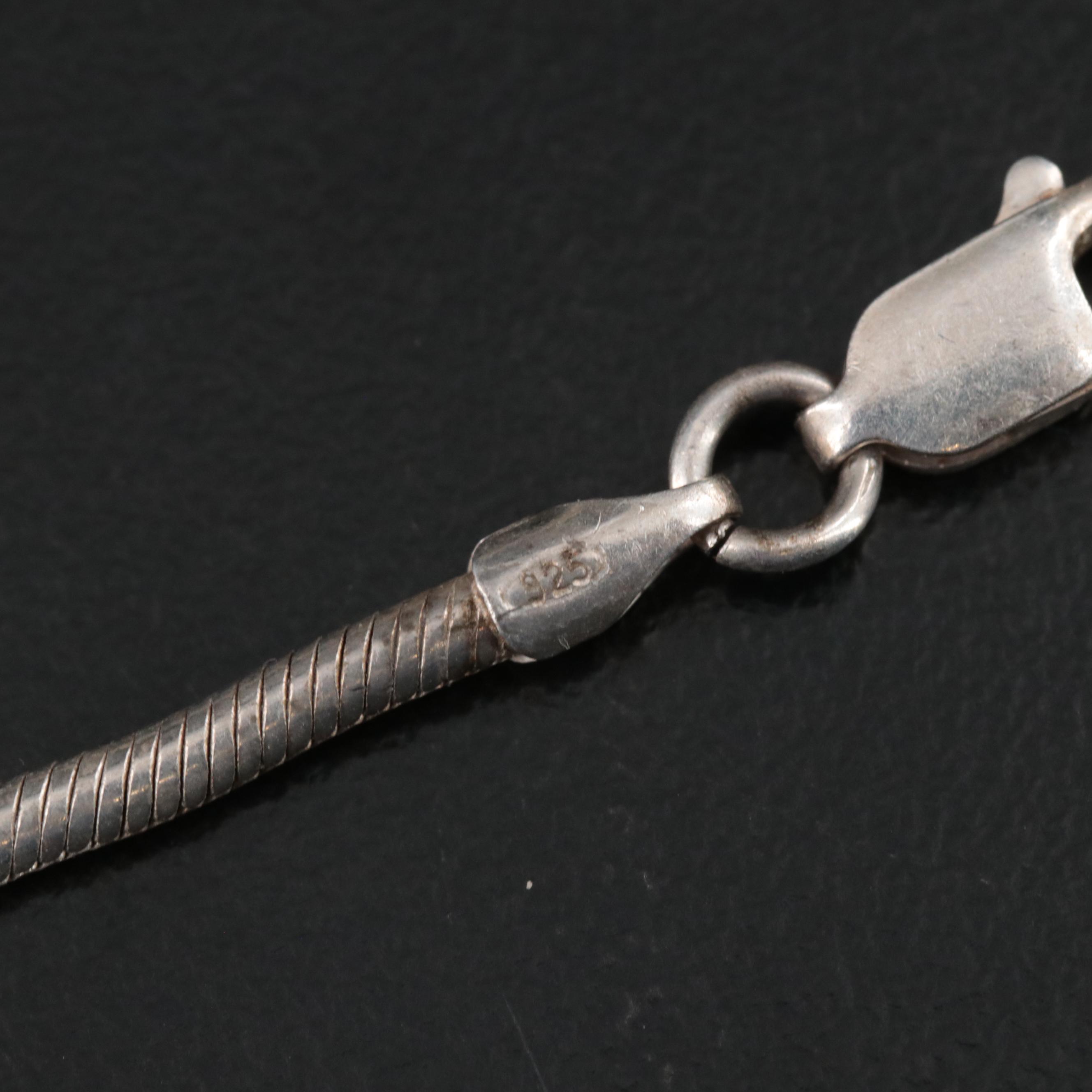 Sterling Quartz Geode Pendant with Snake Chain  and Loose Soapstone