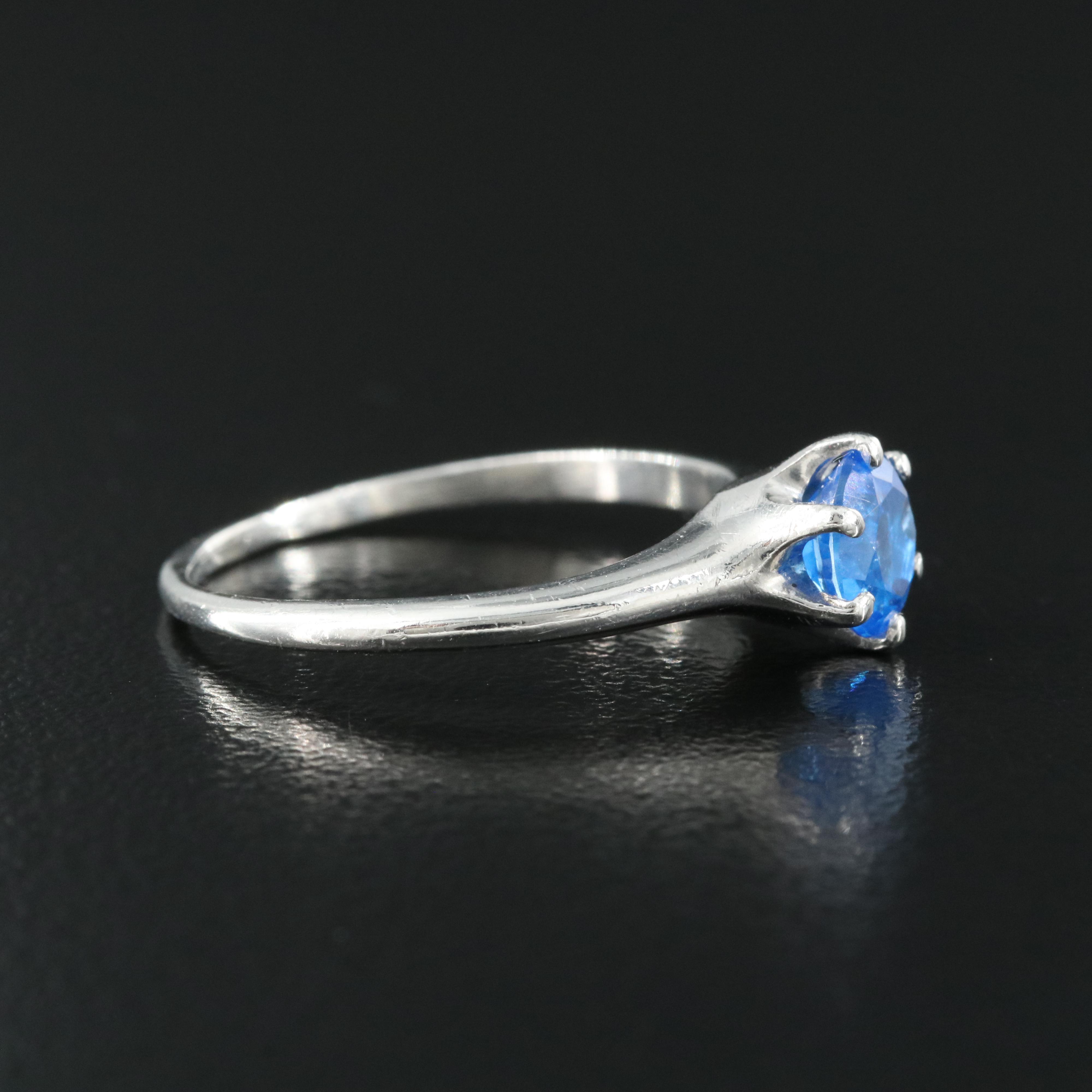 Platinum Topaz Ring