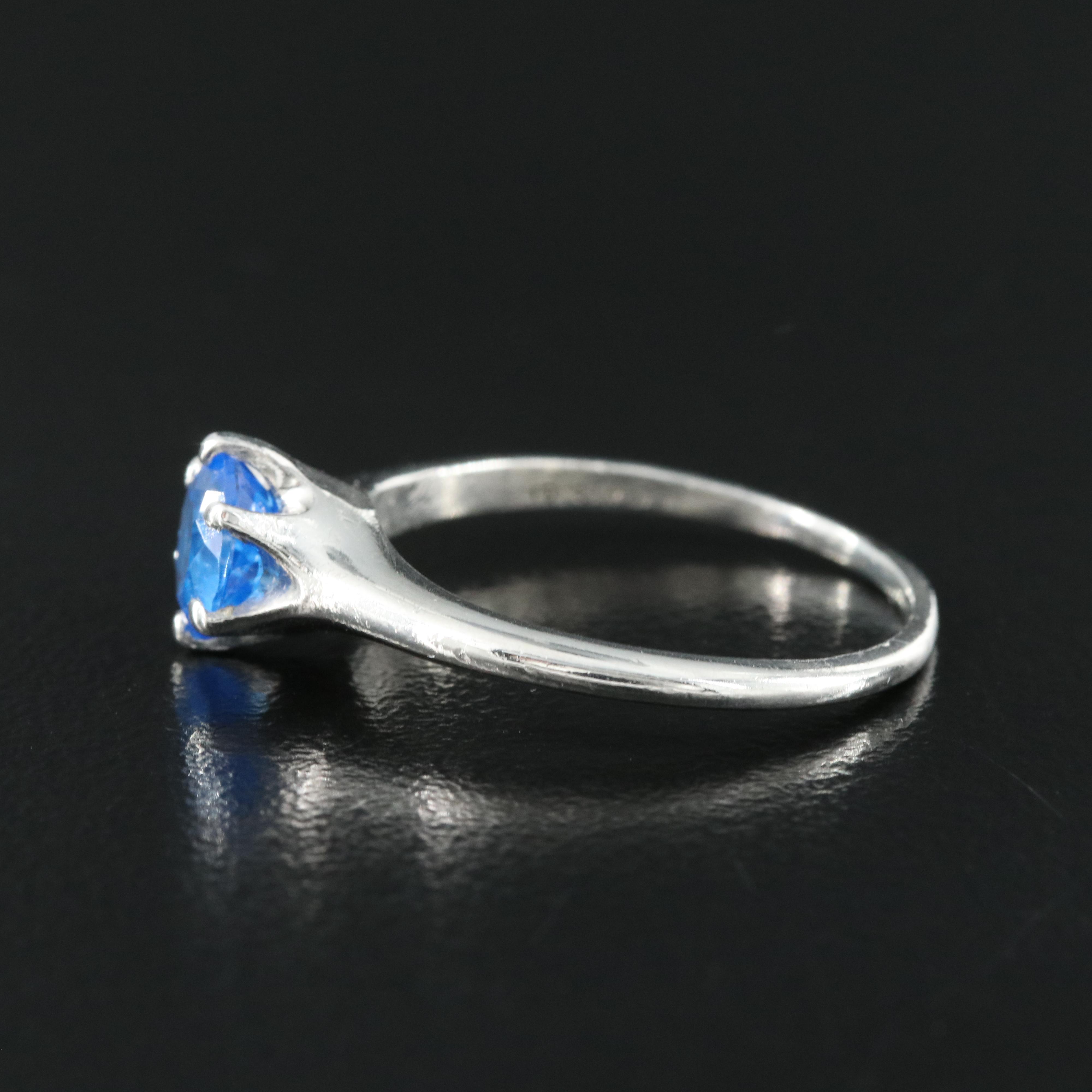 Platinum Topaz Ring