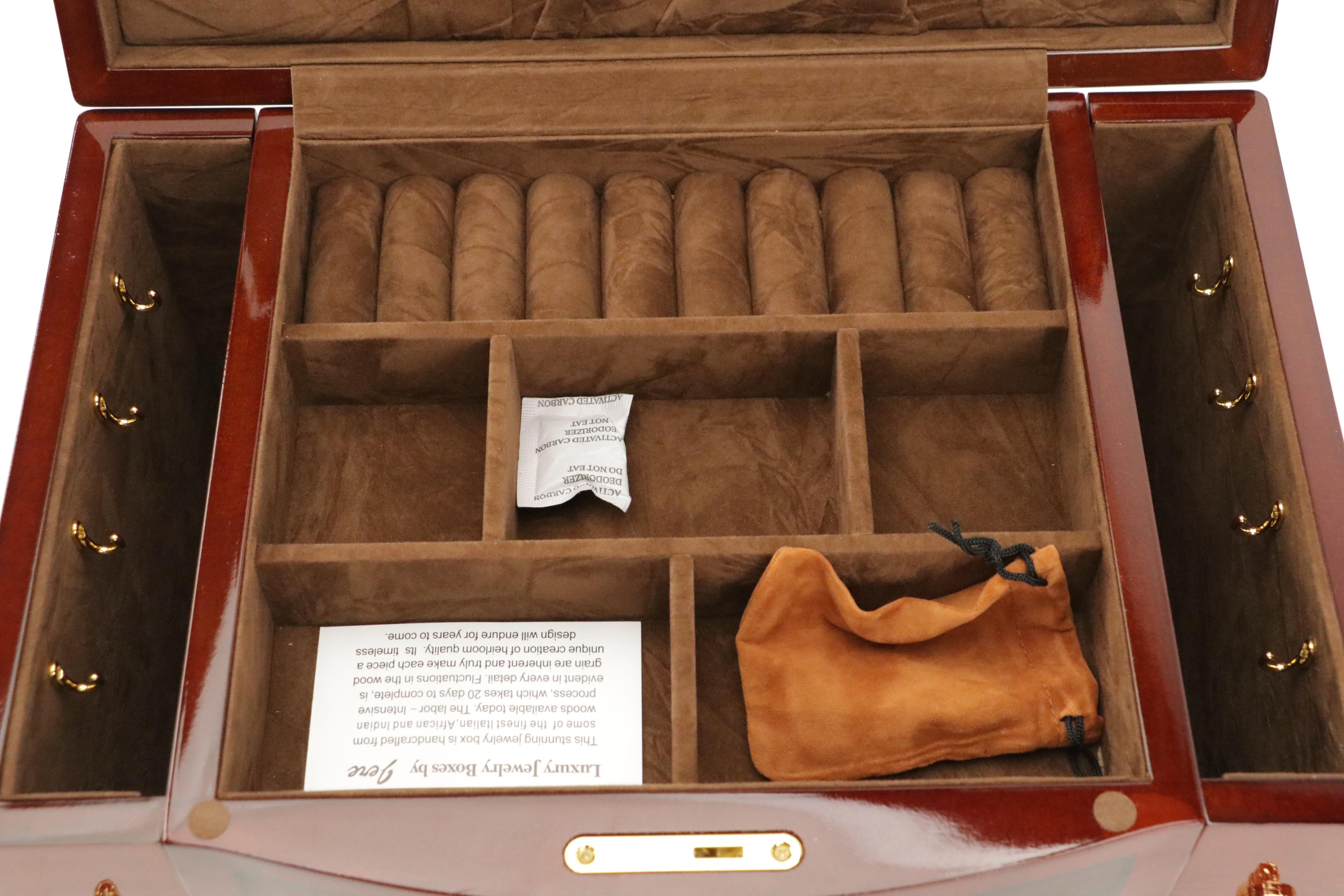 Jere Lacquered Wood Jewelry Box