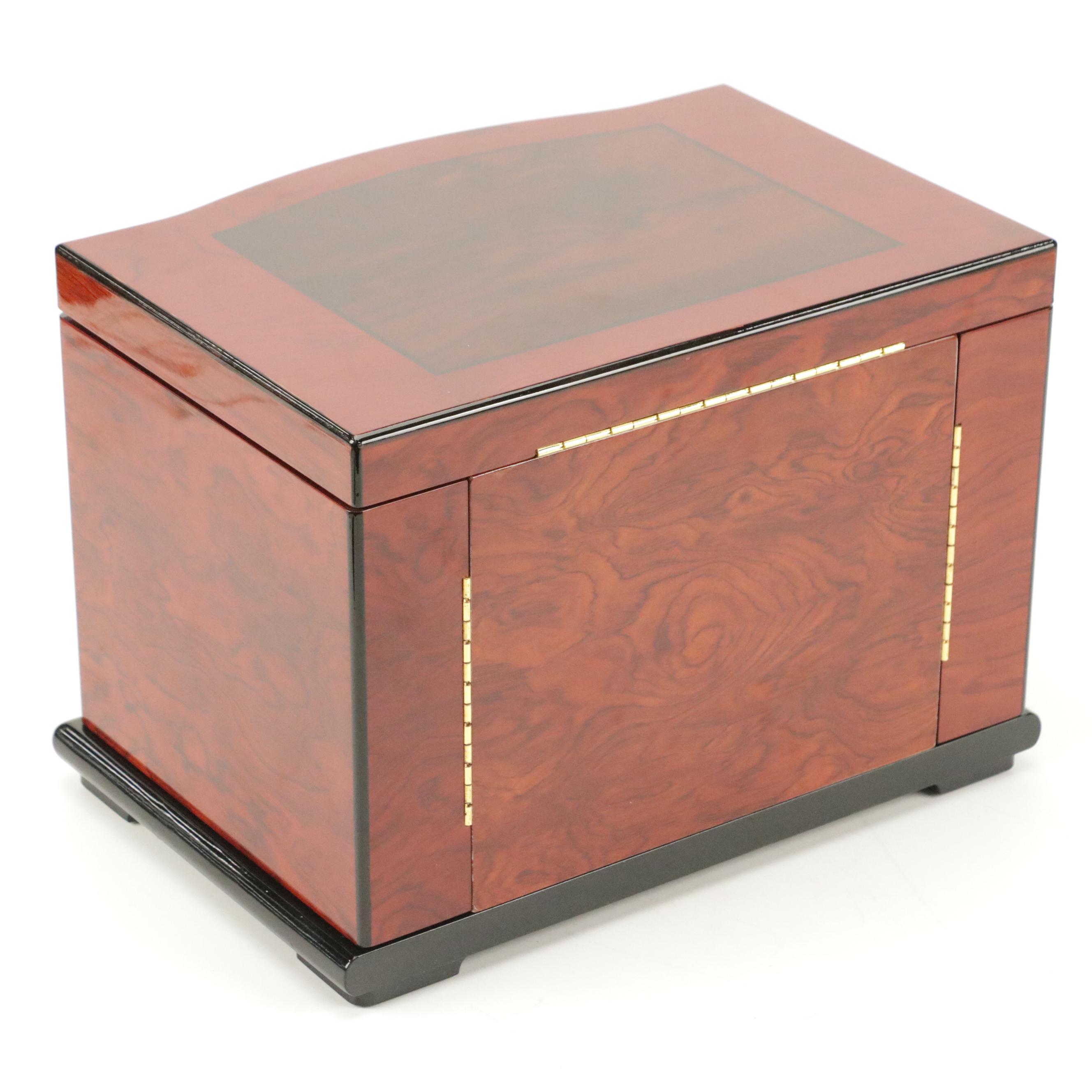 Jere Lacquered Wood Jewelry Box
