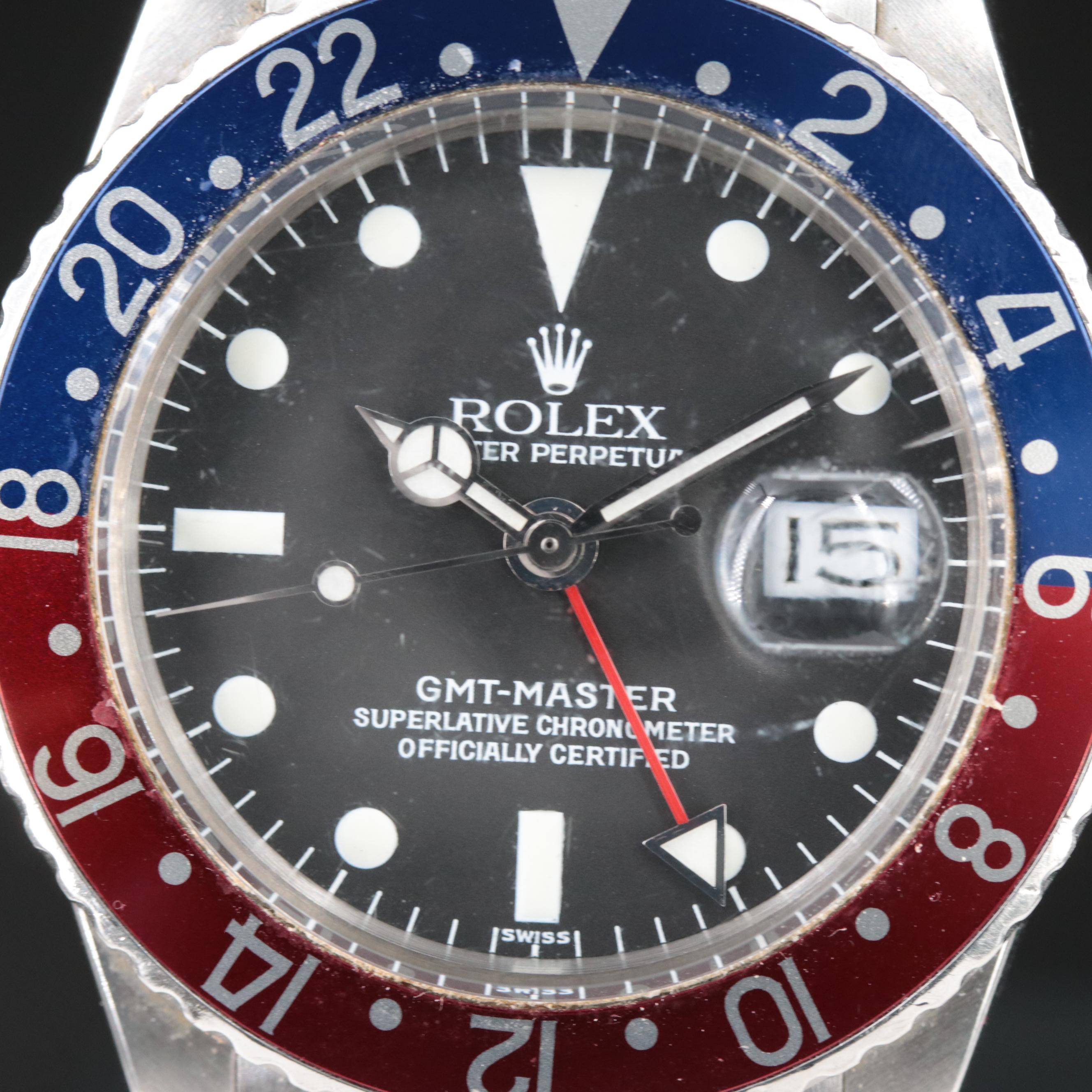 1968 Rolex GMT-Master "Pepsi" Bezel Watch