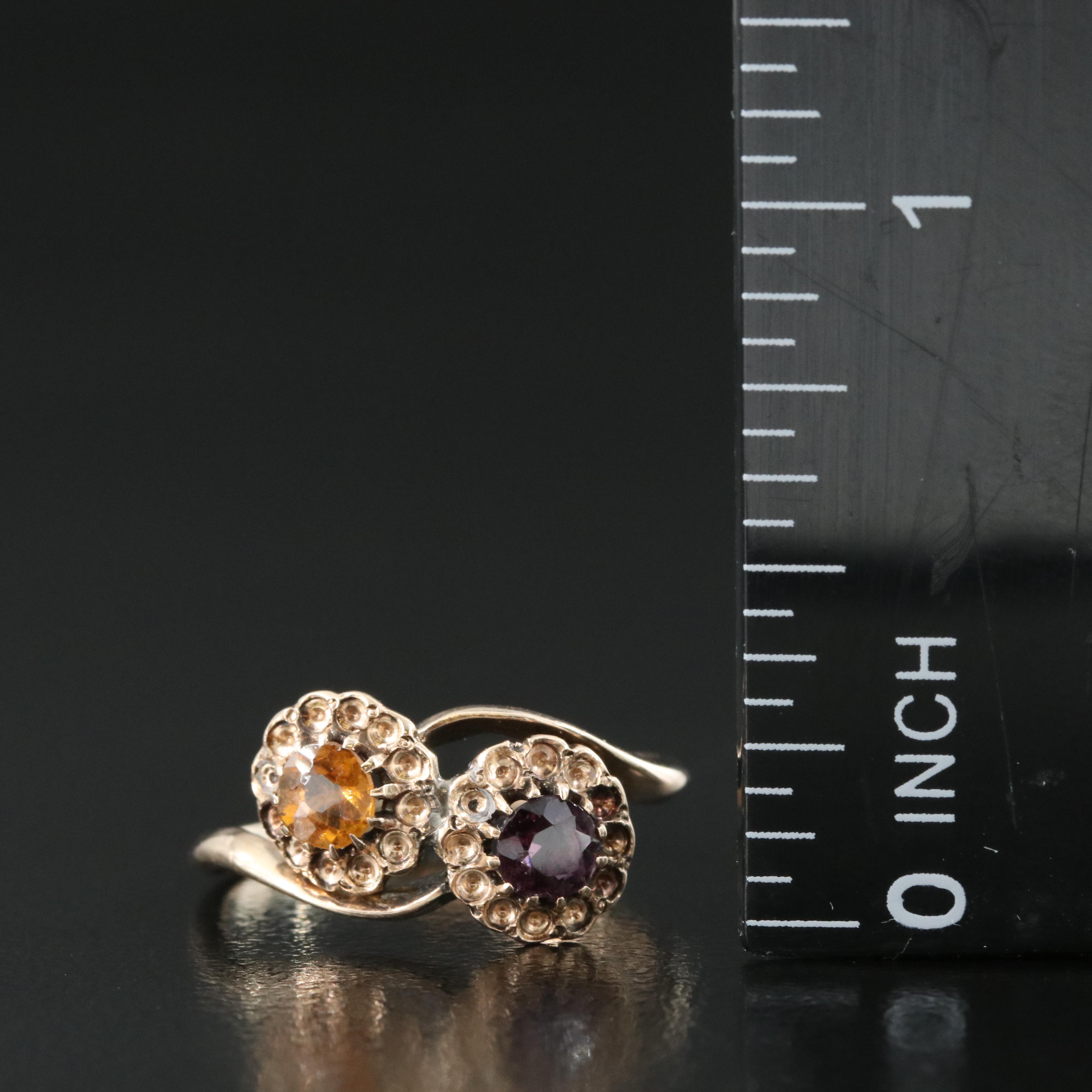 10K Garnet Glass Doublet Scrap