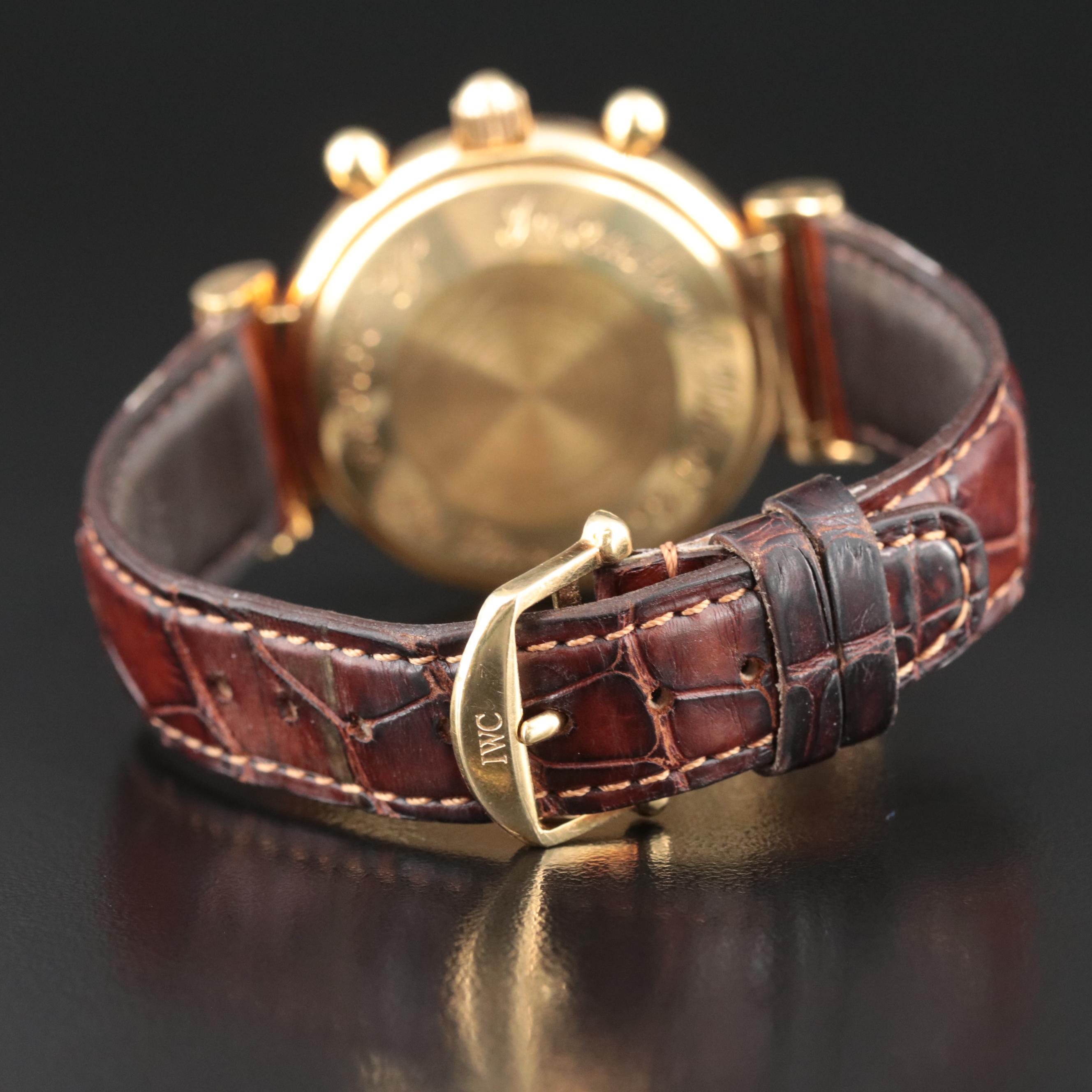 18K IWC Schaffhausen DaVinci Perpetual Calendar Watch