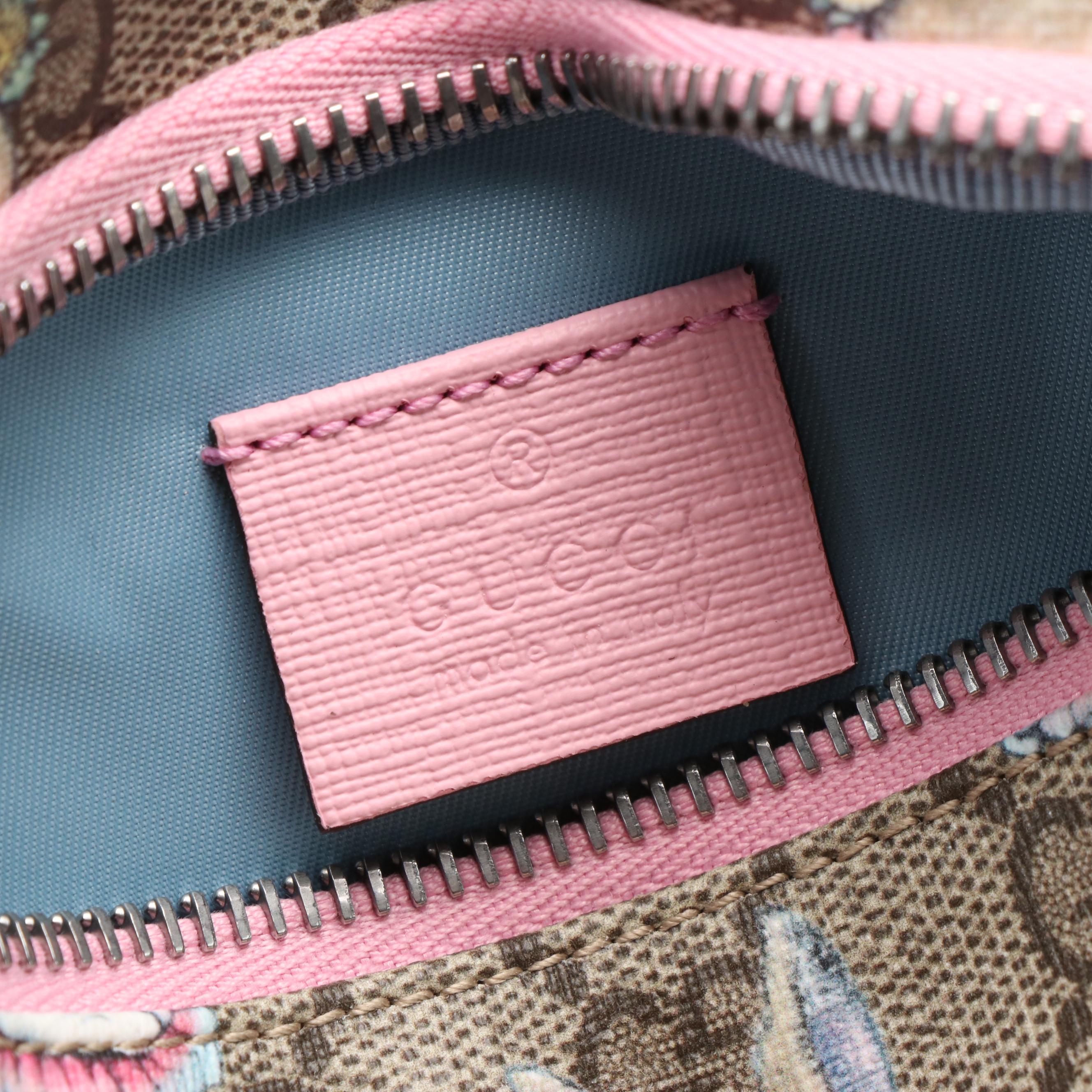 Gucci GG Supreme Yuko Higuchi Bunny Print Waist Bag